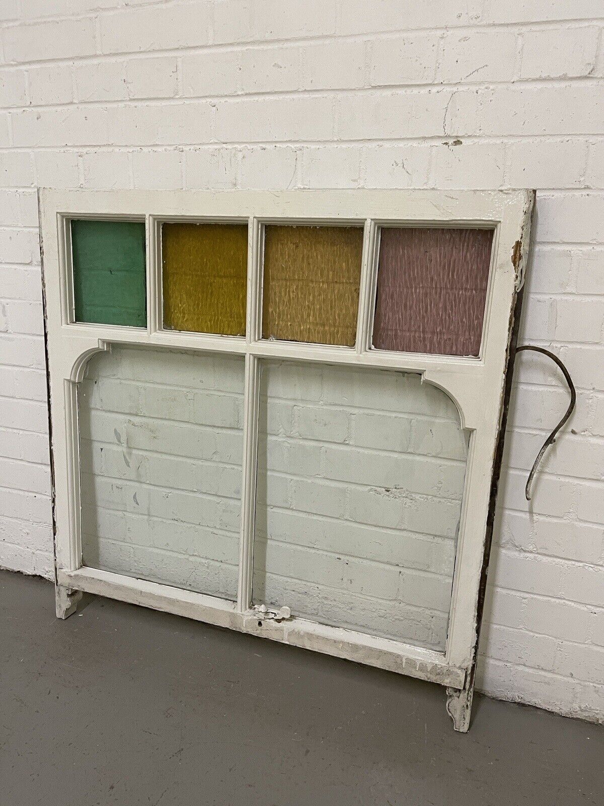 Reclaimed Old Georgian Edwardian Panel Wooden Sash Window 915 x 930mm