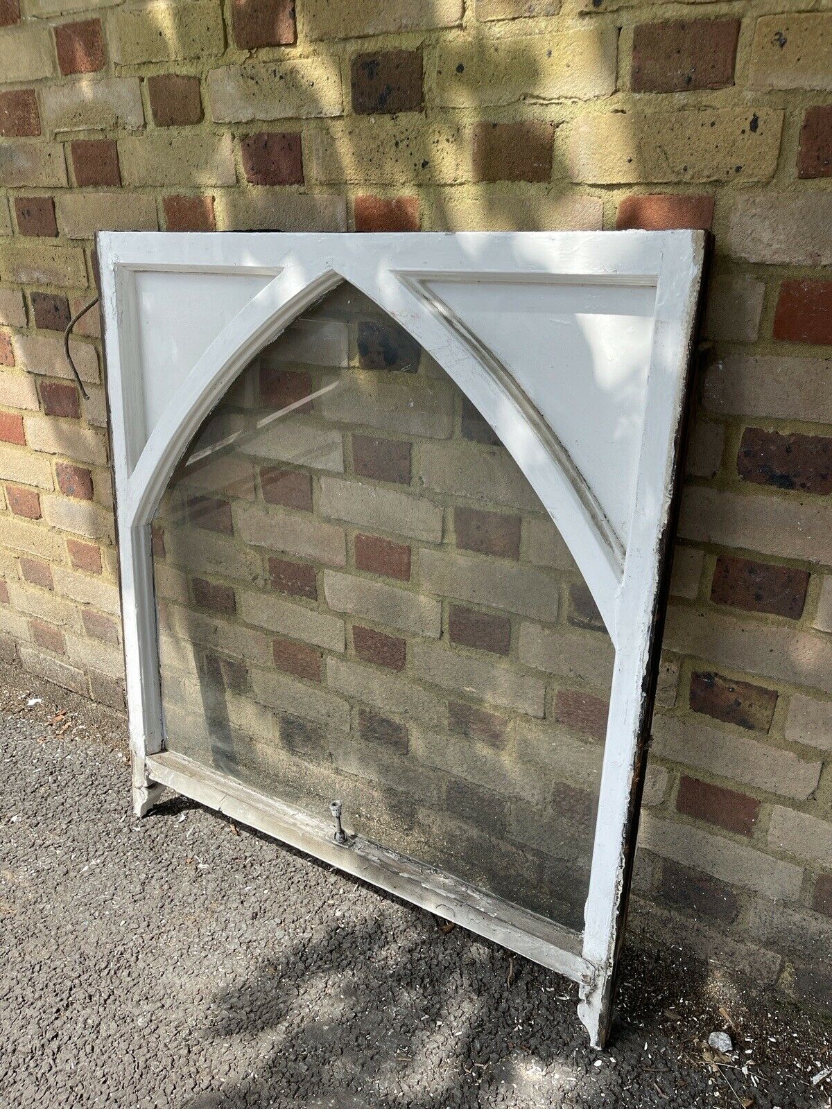 Reclaimed Old Edwardian Arch Wooden Sash Window 1015 x 915mm