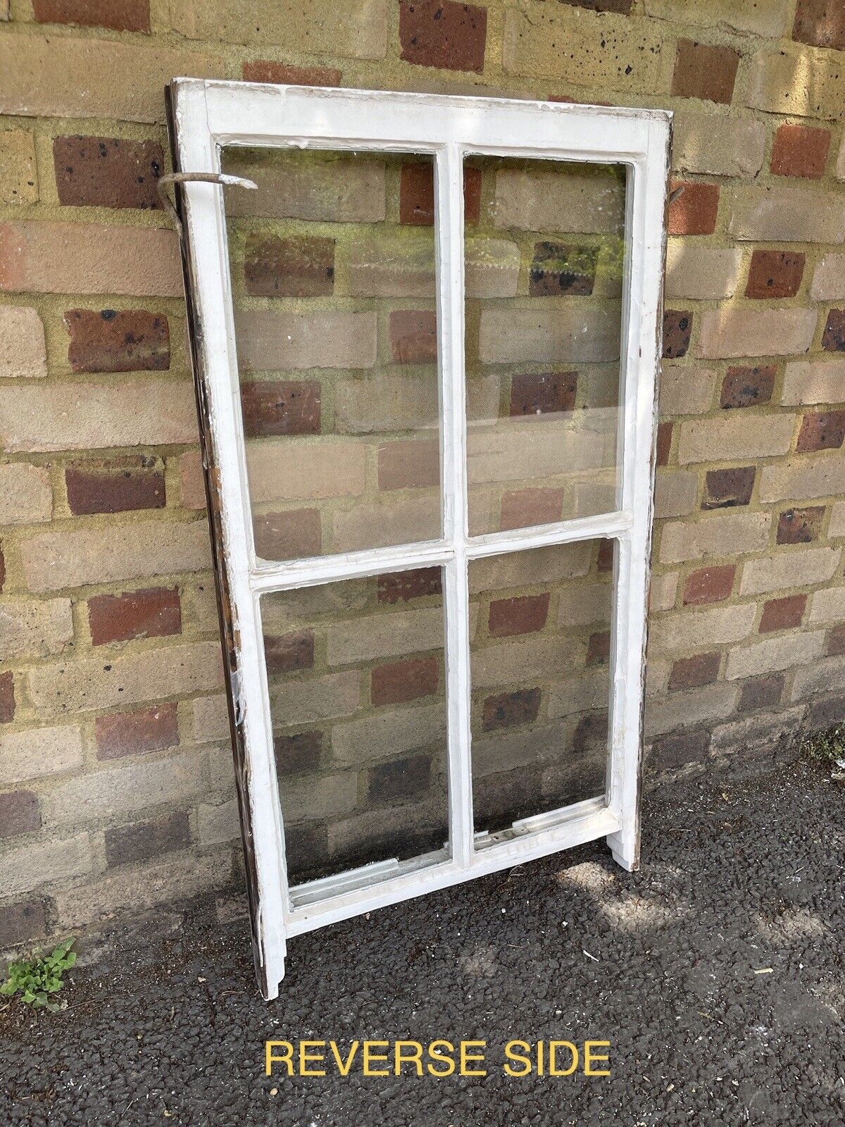 Reclaimed Old Georgian 4 Panel Wooden Window 1035 x 570mm