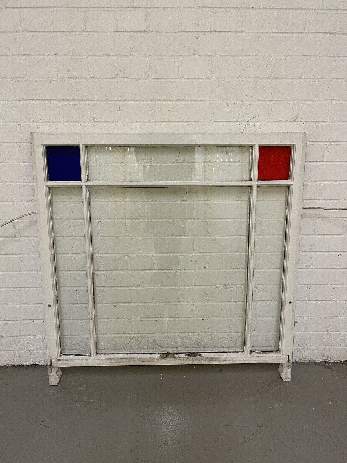 Reclaimed Old Edwardian 6 Panel Wooden Panel Sash Window 1040 x 1040mm