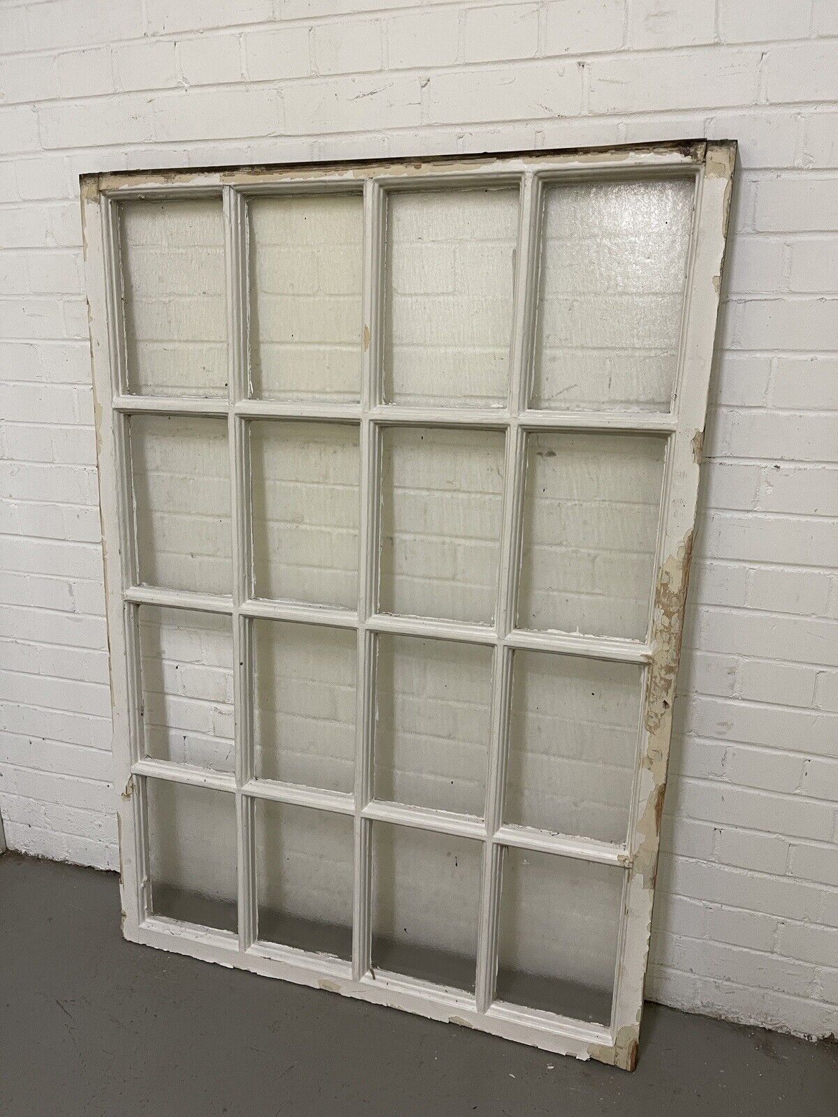 Reclaimed Old Georgian 16 Panel Wooden Window 1420 x 1003mm