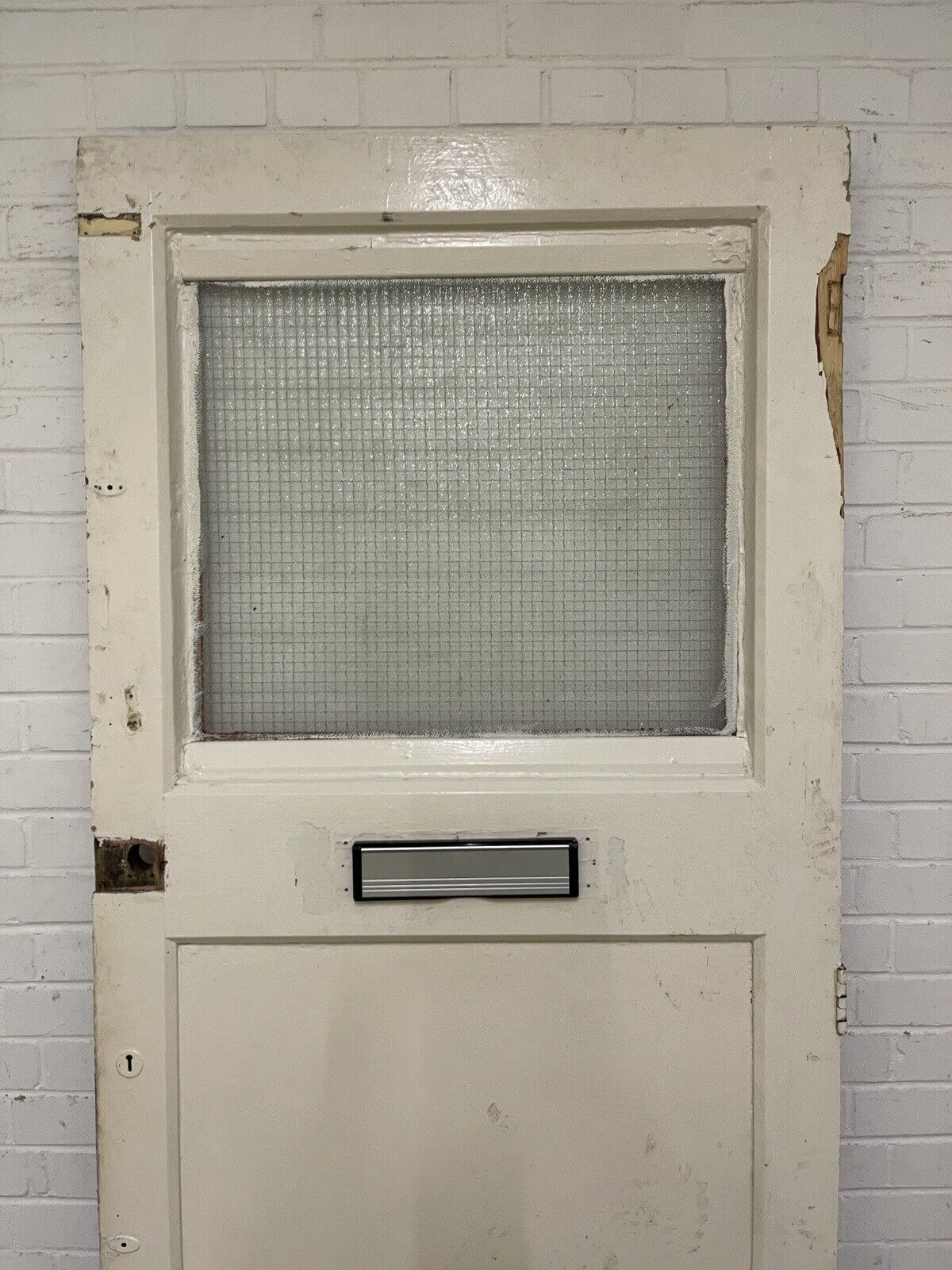 Reclaimed Victorian Edwardian Wooden Panel Front Door 2130 x 910mm