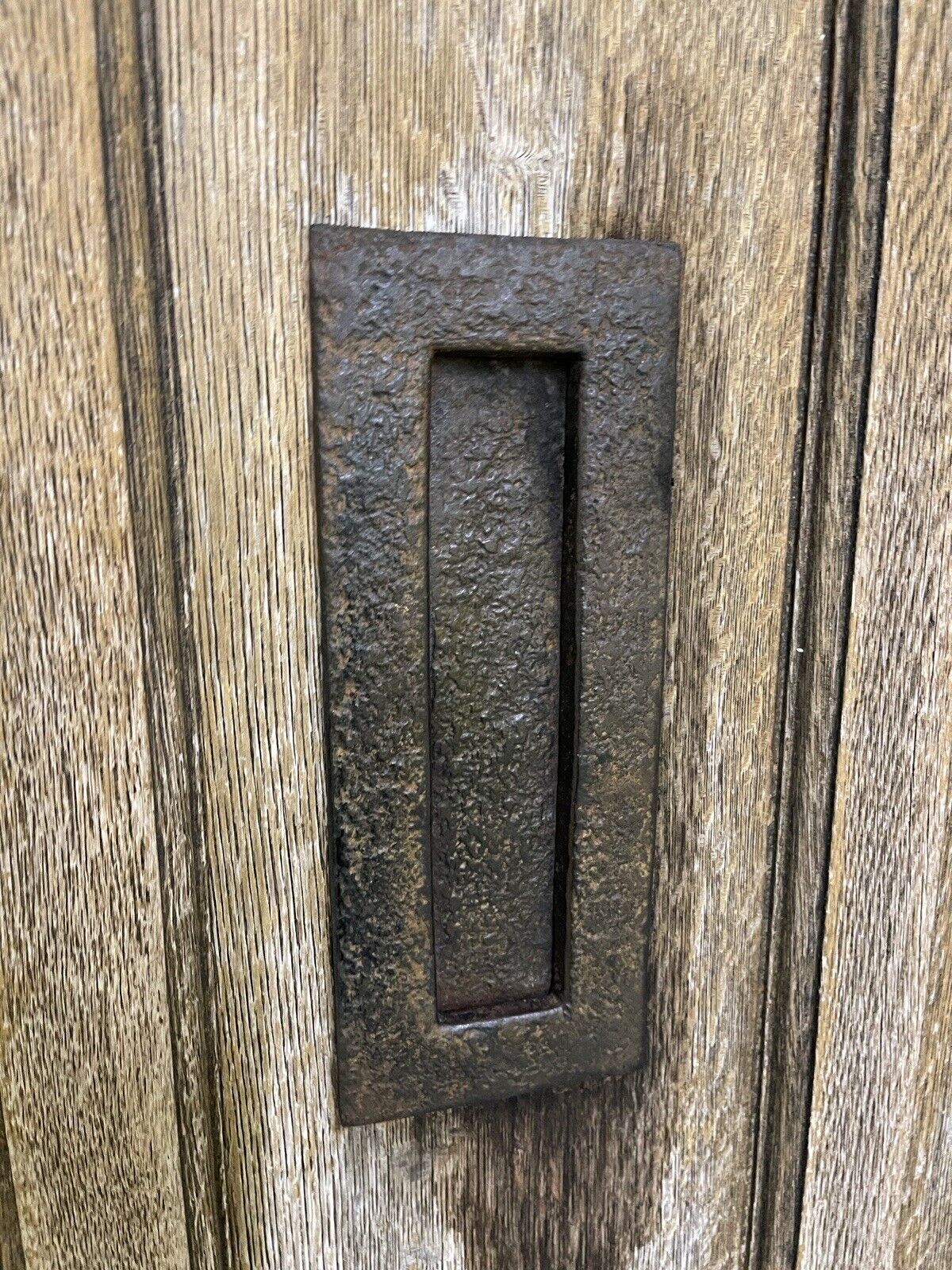 Reclaimed Victorian Edwardian Wooden Panel External Front Door 2073 x 860mm