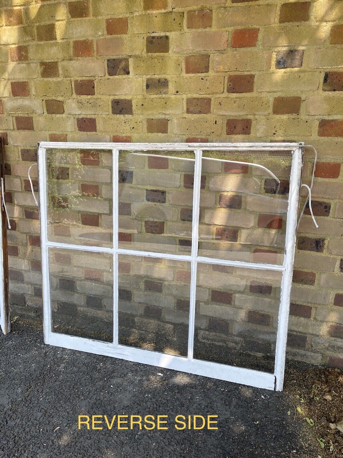 Pair Of Reclaimed Georgian 6 Panel Wooden Panel Sash Window 1055x1205 1025x1210