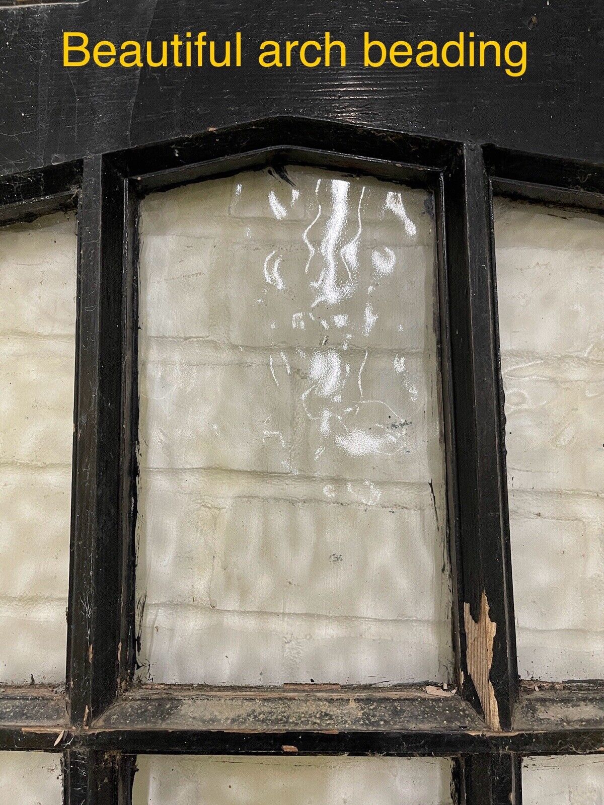 Reclaimed Edwardian Arch Wooden Panel Front Door 1940 0r 1965 x 755mm