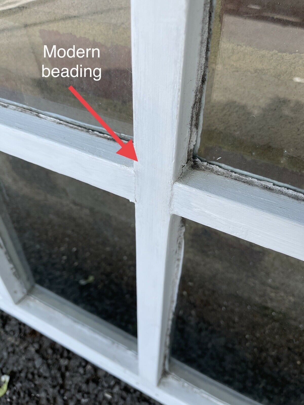 Modern Georgian 8 Panel Wooden Window 1080 x 790mm