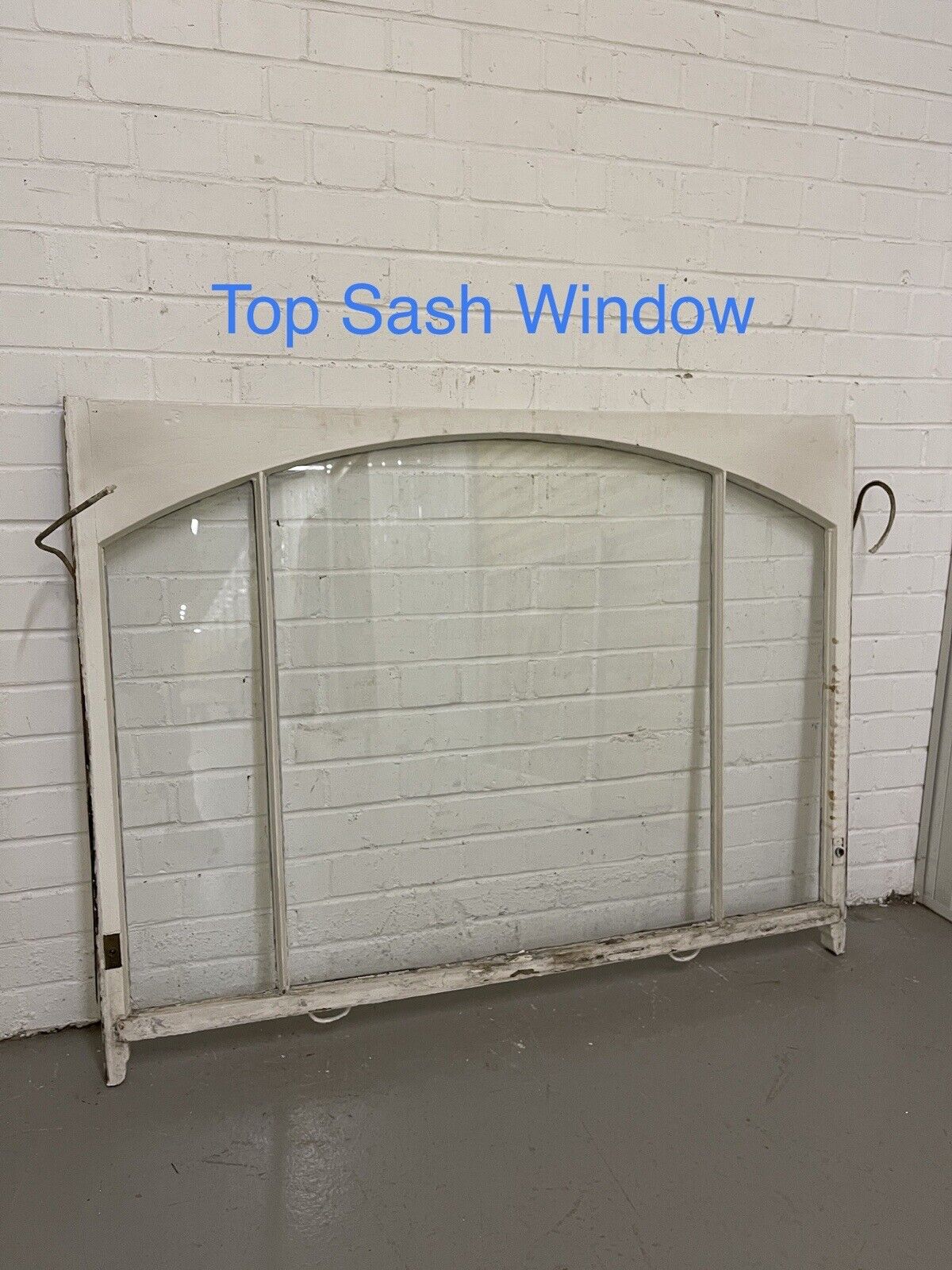 Pair Of Reclaimed Edwardian Arch Wooden Panel Sash Window 1240x950 1240x930mm