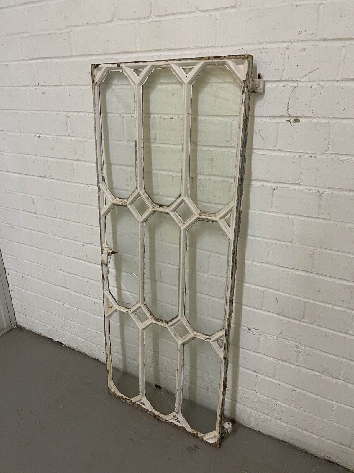 Reclaimed Art and Crafts Cast Iron Crittall Crittal Windows 1135 x 465mm