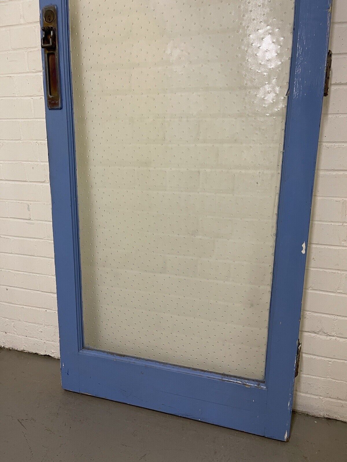 Reclaimed Polka Dot Raised 50s 60s 70s Glass External Door 1963 x 830mm