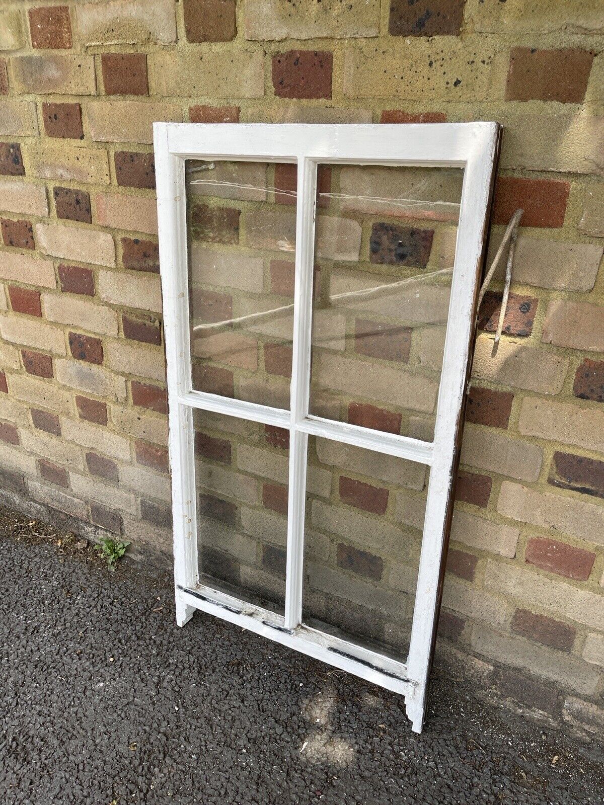 Reclaimed Old Georgian 4 Panel Wooden Window 1035 x 570mm