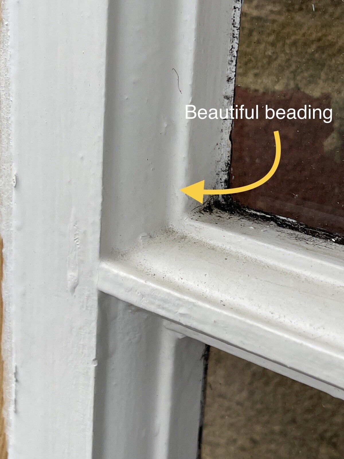 Two Pairs Of Reclaimed Old Victorian Panel Wooden Sash Windows Top and Bottom