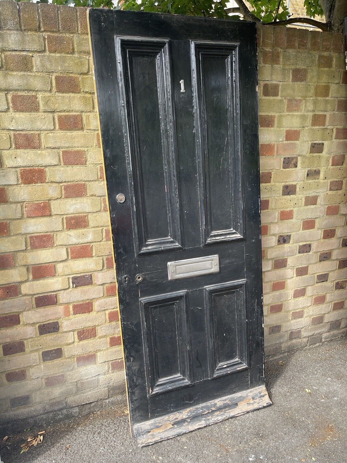 Reclaimed Victorian Wooden Panel External Front Door 2020 x 810mm
