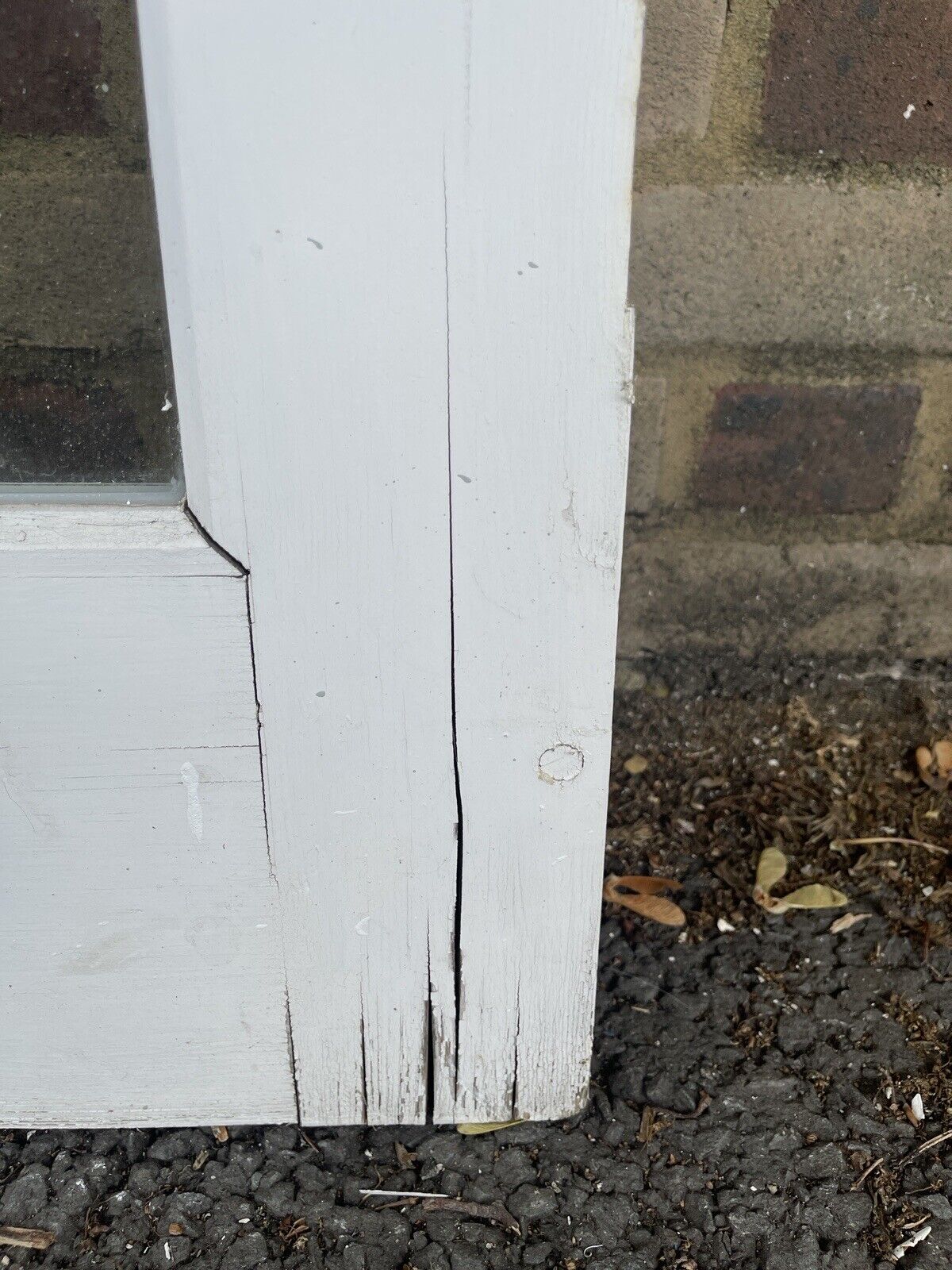 Reclaimed Old French Double Glazed Glass Wooden Double Doors 1970mm x 1190mm