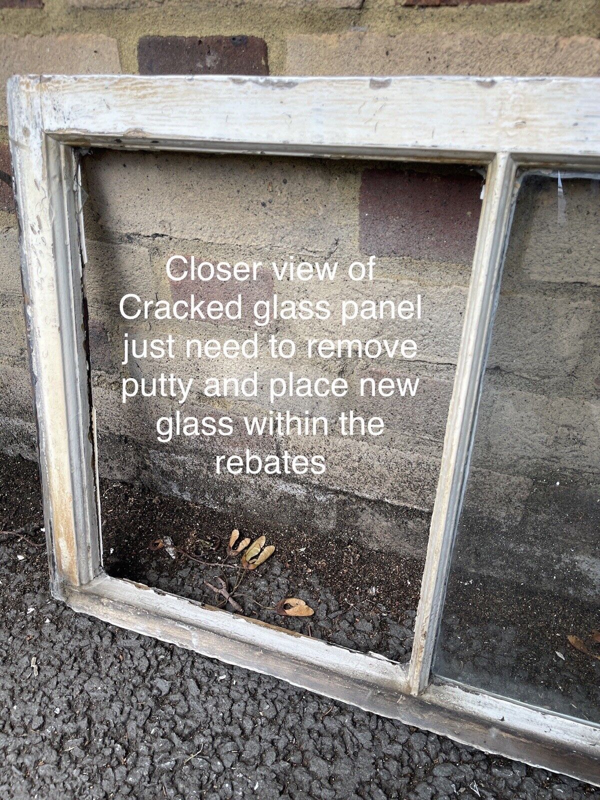 Three Reclaimed Edwardian 3 Panel Wooden Panel Sash Window 1010 x 450 1010 x 470