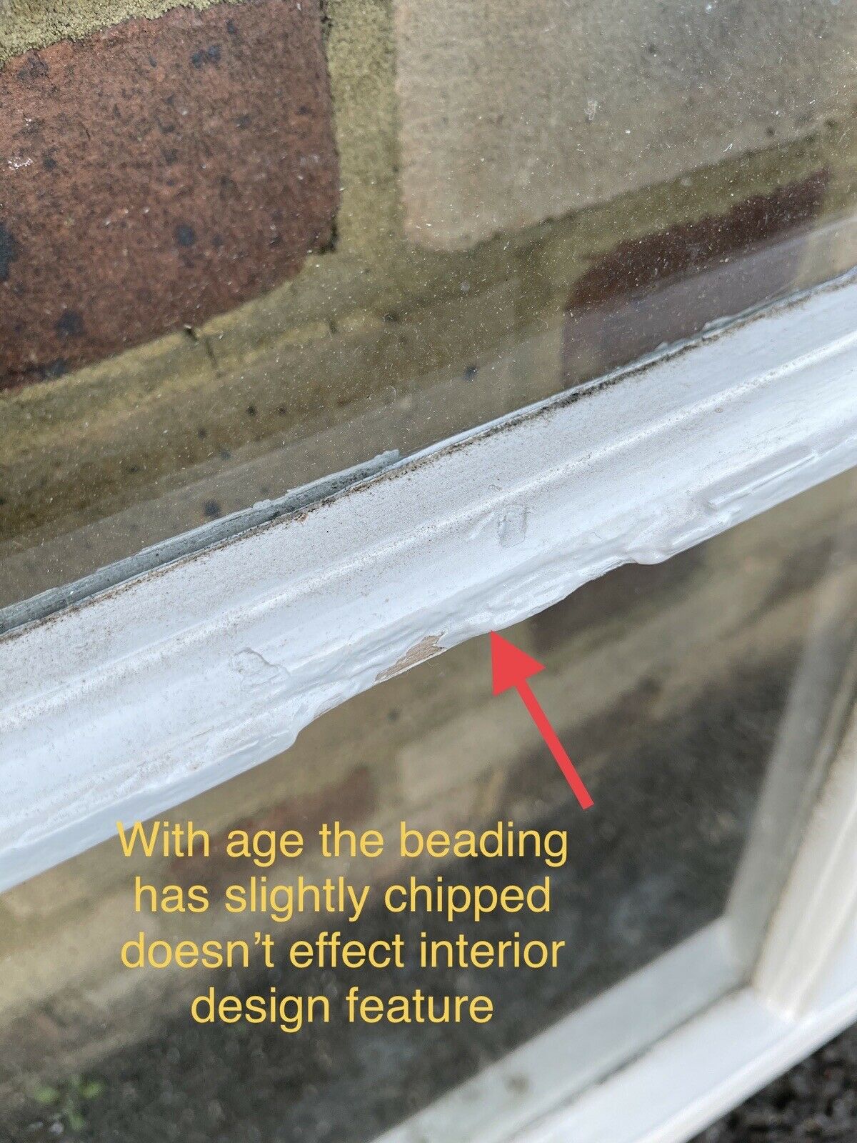 Reclaimed Old Georgian 6 Panel Wooden Window 1065mm x 930mm