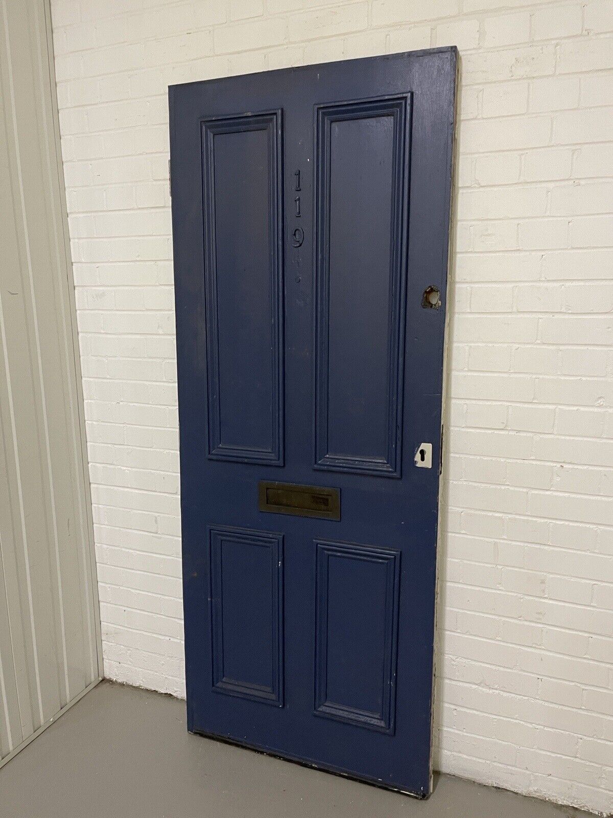 Reclaimed Victorian Wooden Panel External Front Door 2005 x 805mm