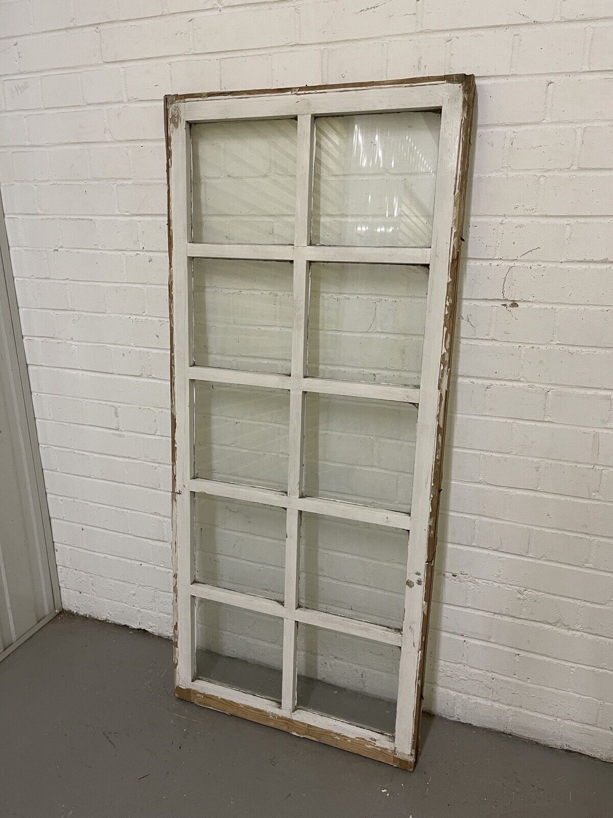 Modern Georgian 10 Panel Wooden Window 605 x 1385mm