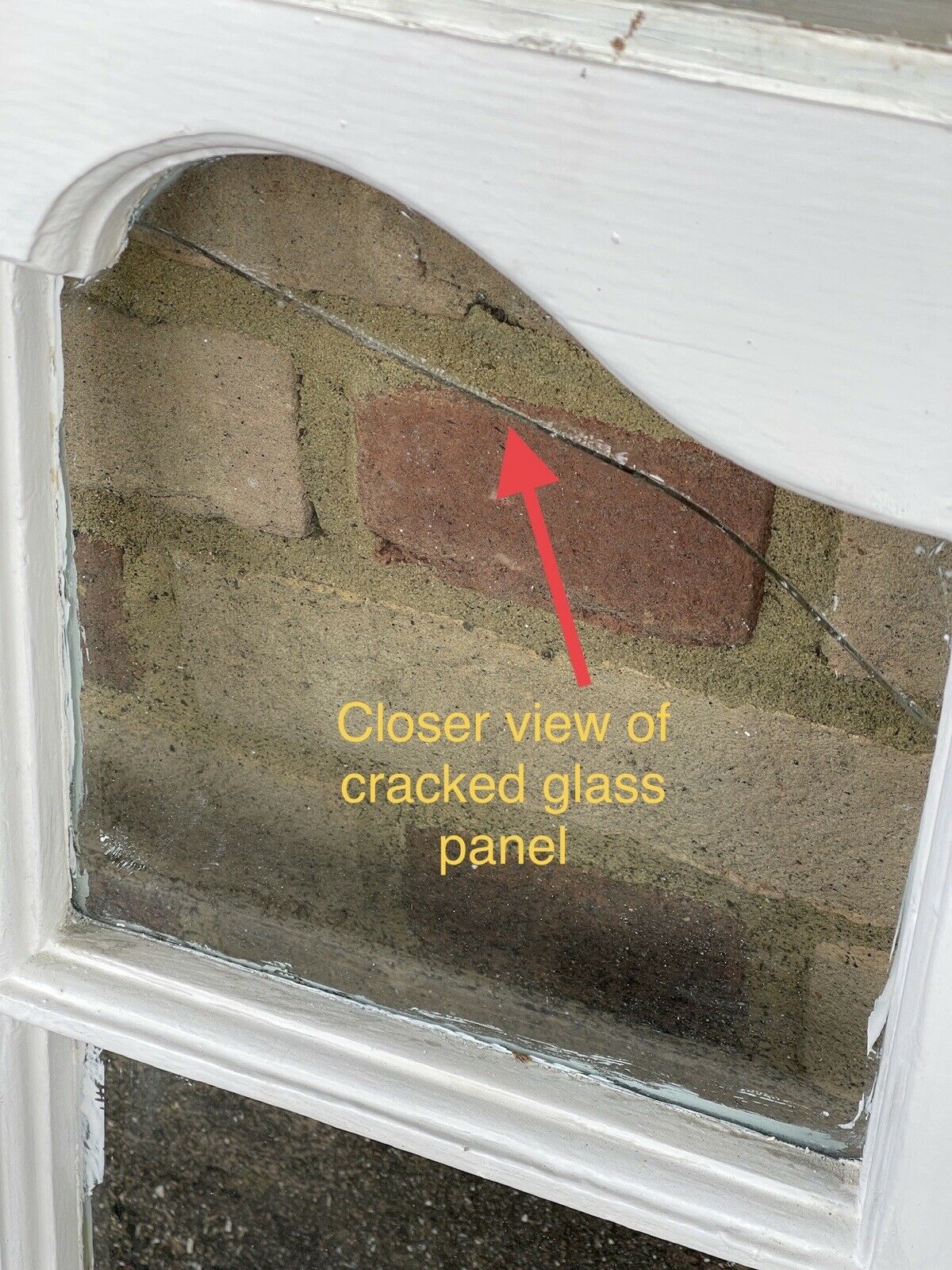 Reclaimed Old Edwardian Arch Sash Wooden Window 555 x 530mm