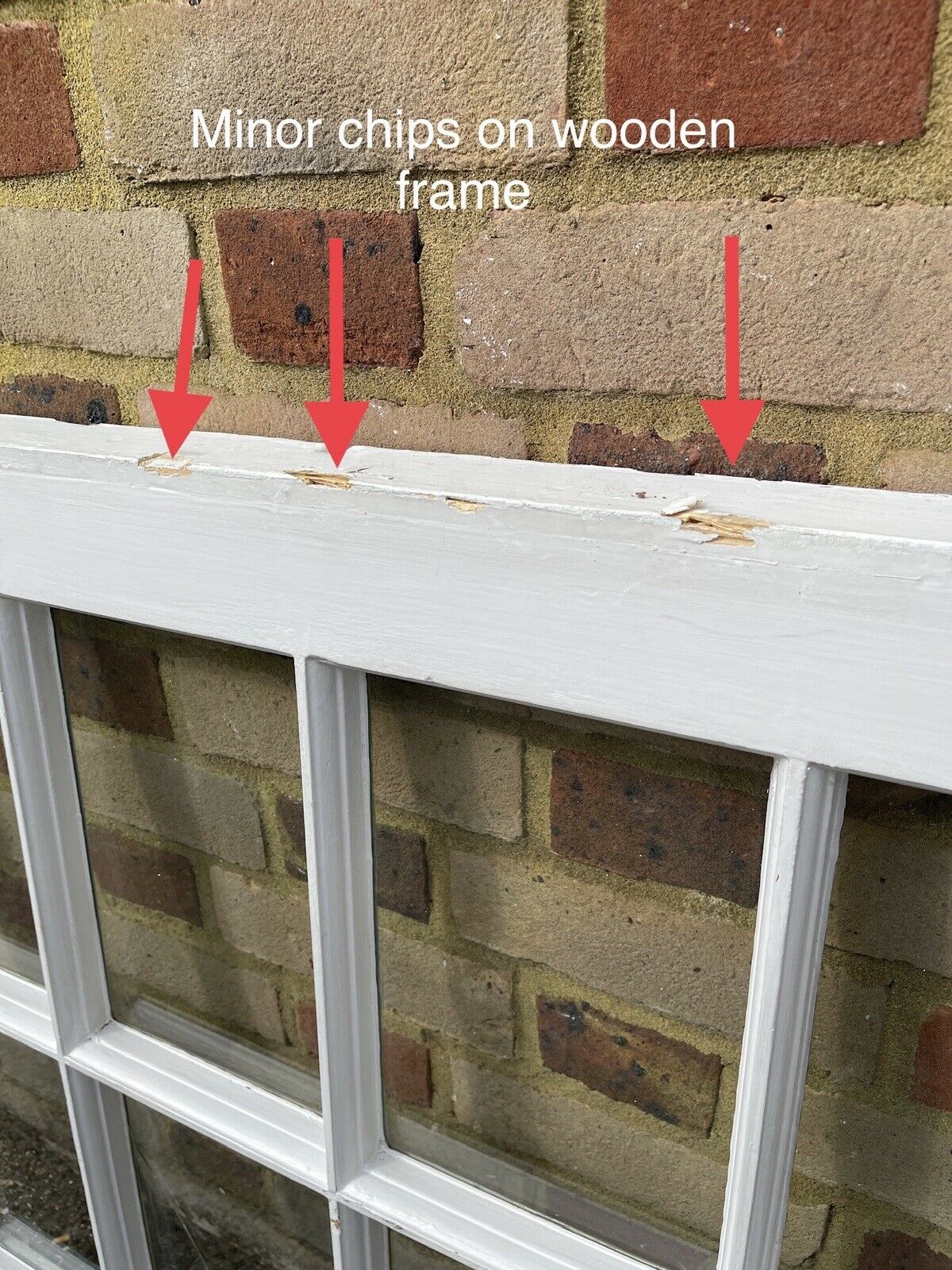 Reclaimed Old Georgian 8 Panel Wooden Sash Window