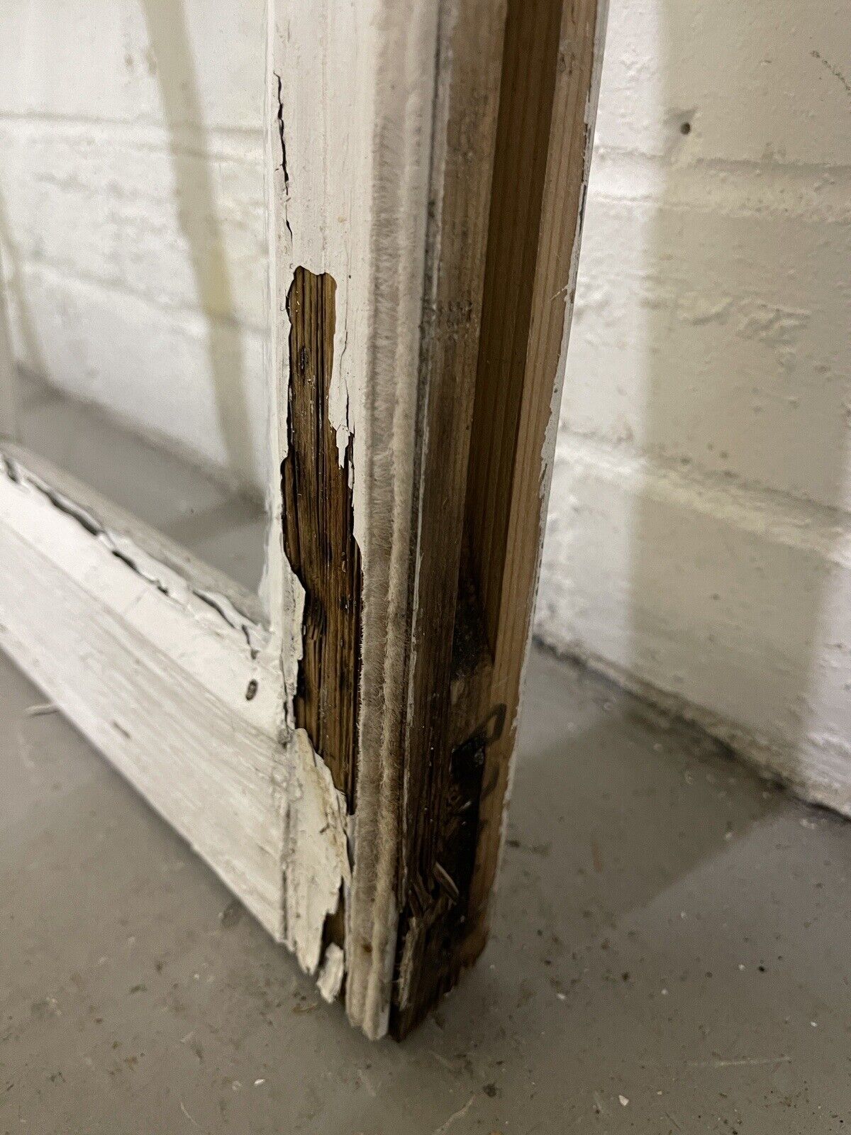 Reclaimed Old Georgian 8 Panel Wooden Window 968 x 610mm