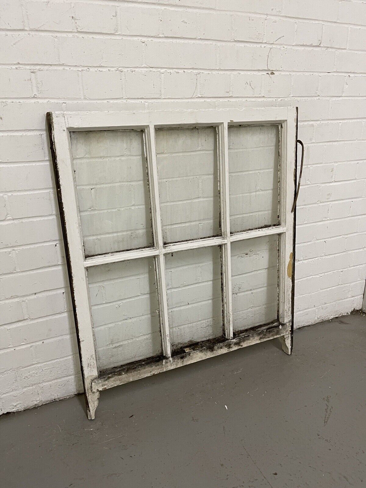 Reclaimed Georgian 6 Panel Wooden Panel Sash Window 780 x 900mm