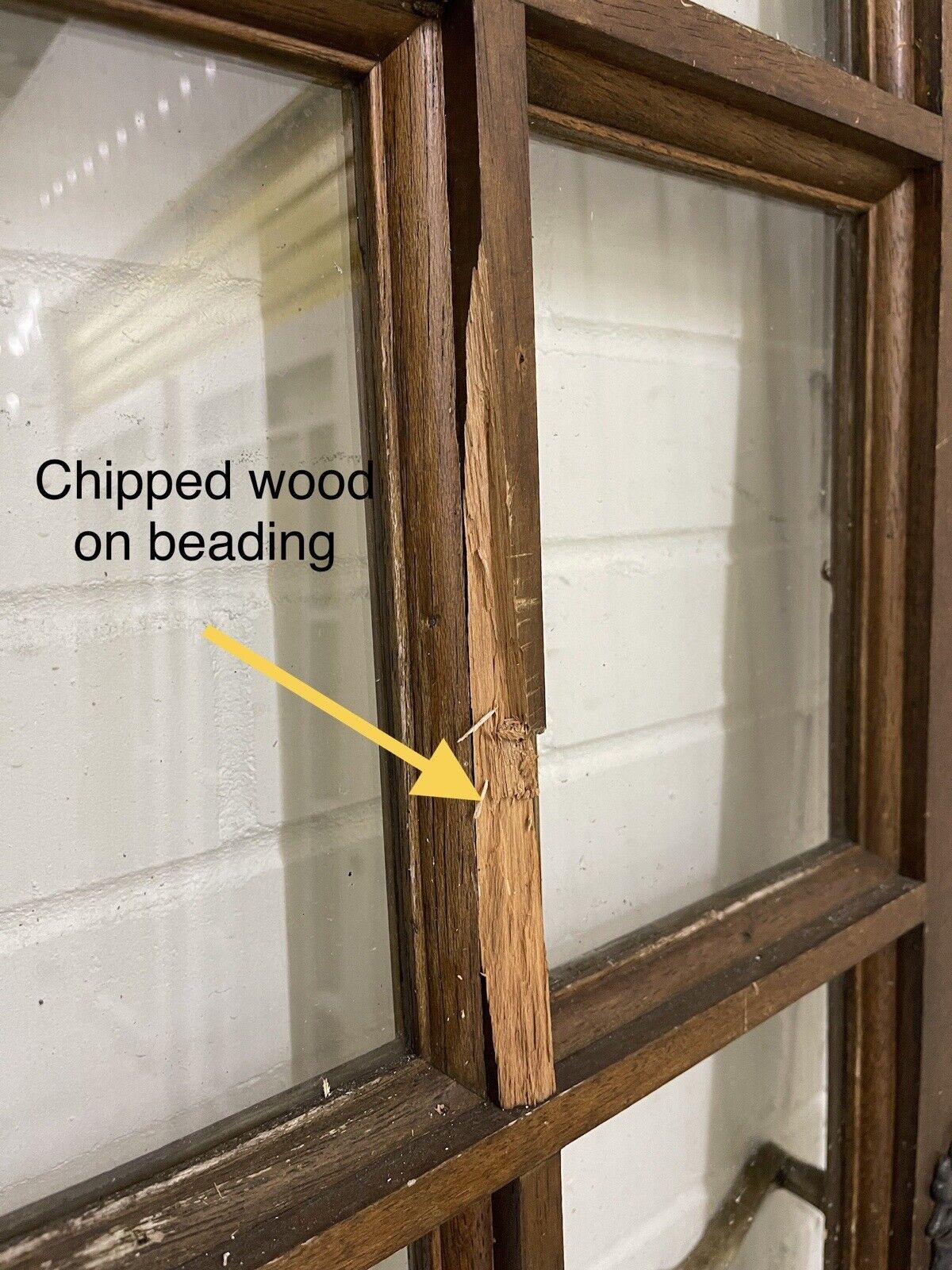 Solid Hardwood External Glass panel Stable Door 1980 X 758mm