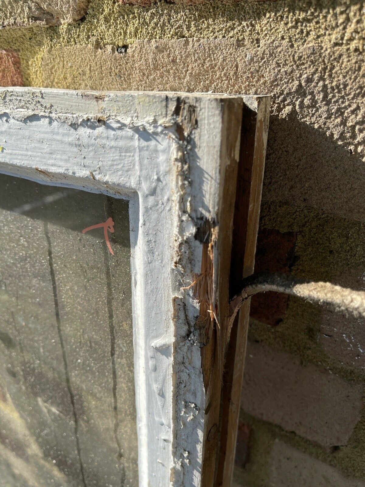 Reclaimed Old Georgian 4 Panel Wooden Window