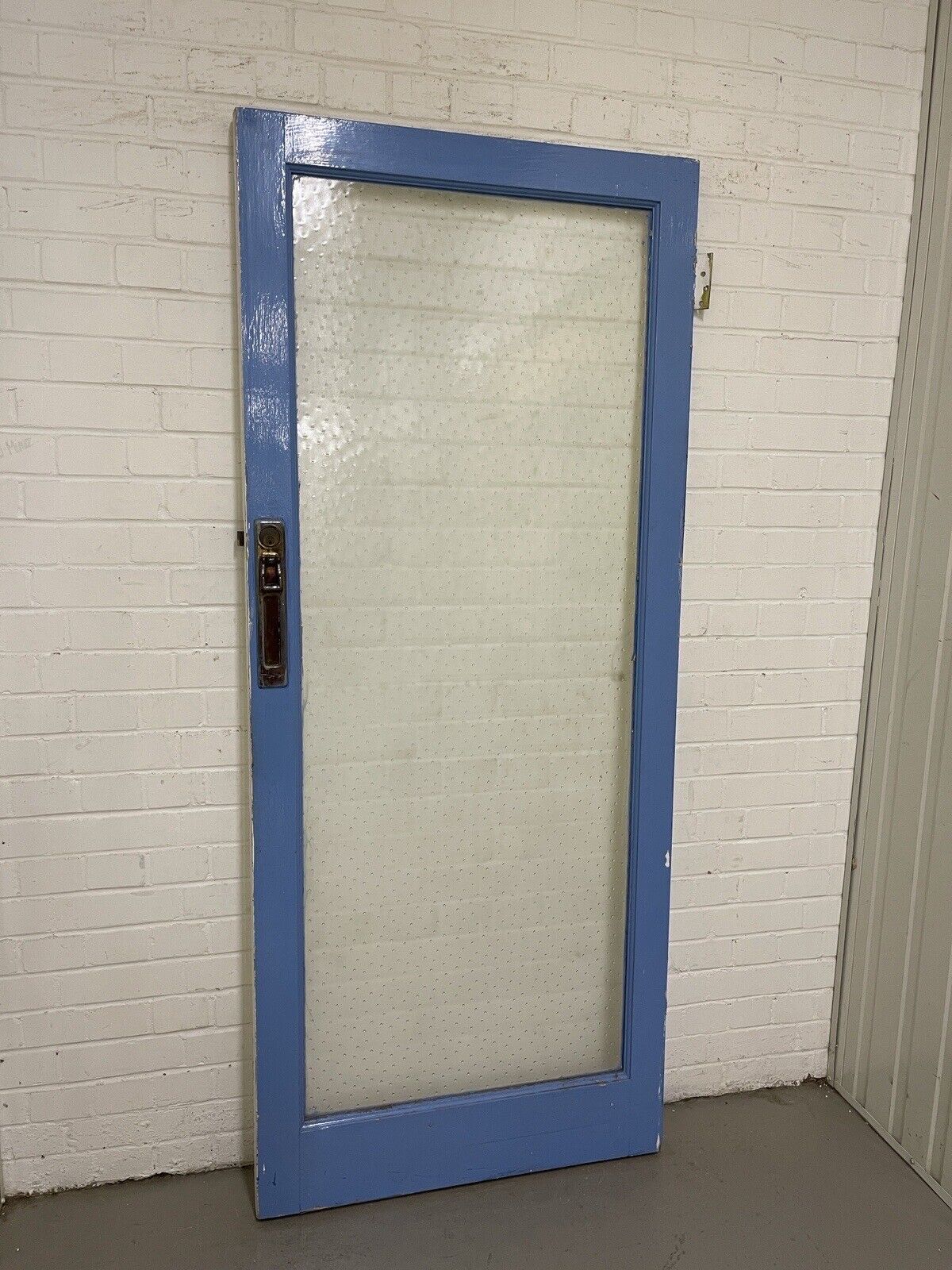 Reclaimed Polka Dot Raised 50s 60s 70s Glass External Door 1963 x 830mm