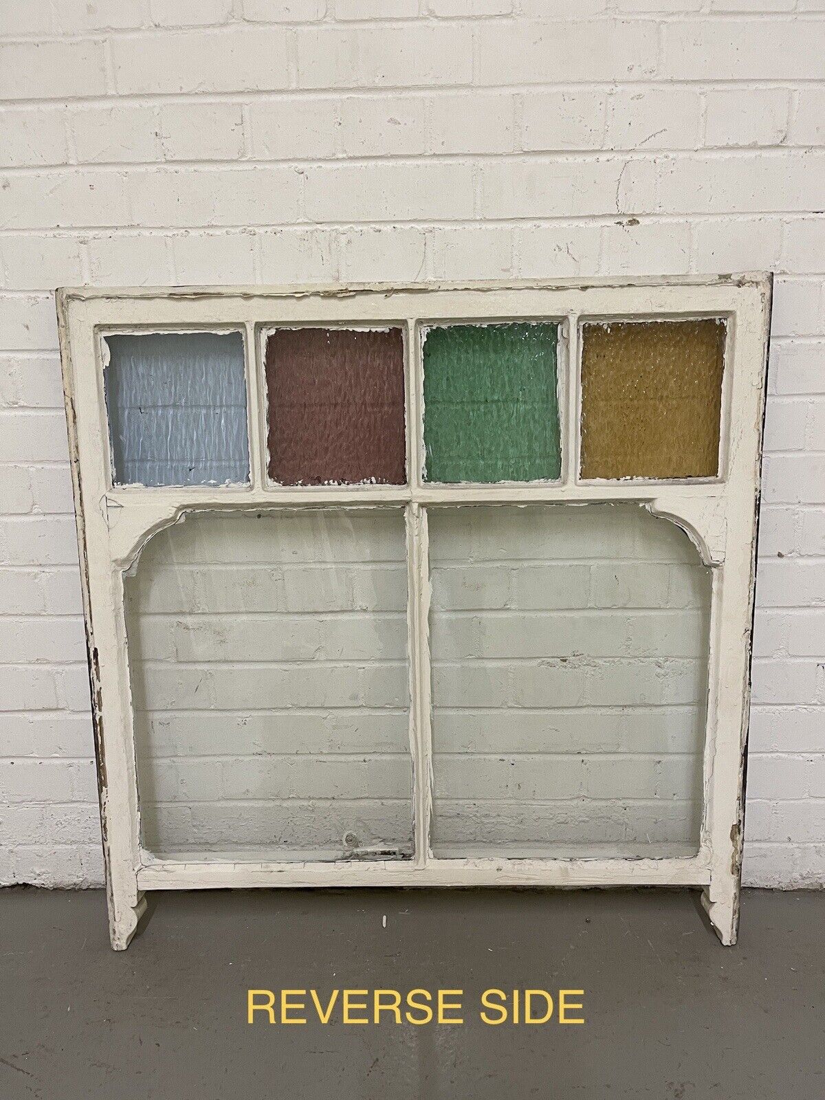 Reclaimed Old Georgian Edwardian Panel Wooden Sash Window 910 x 932mm