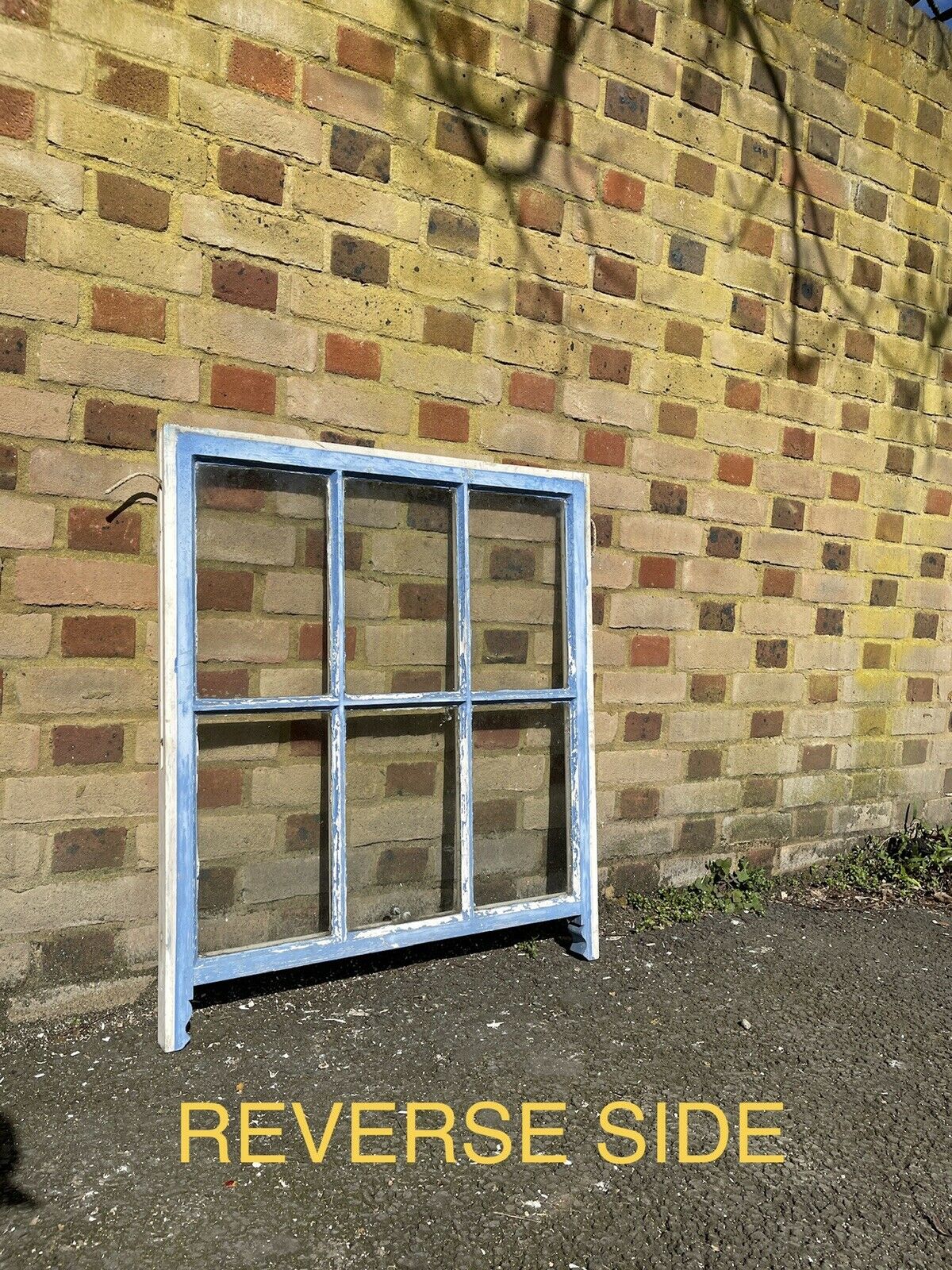Reclaimed Old Georgian 6 Panel Wooden Window