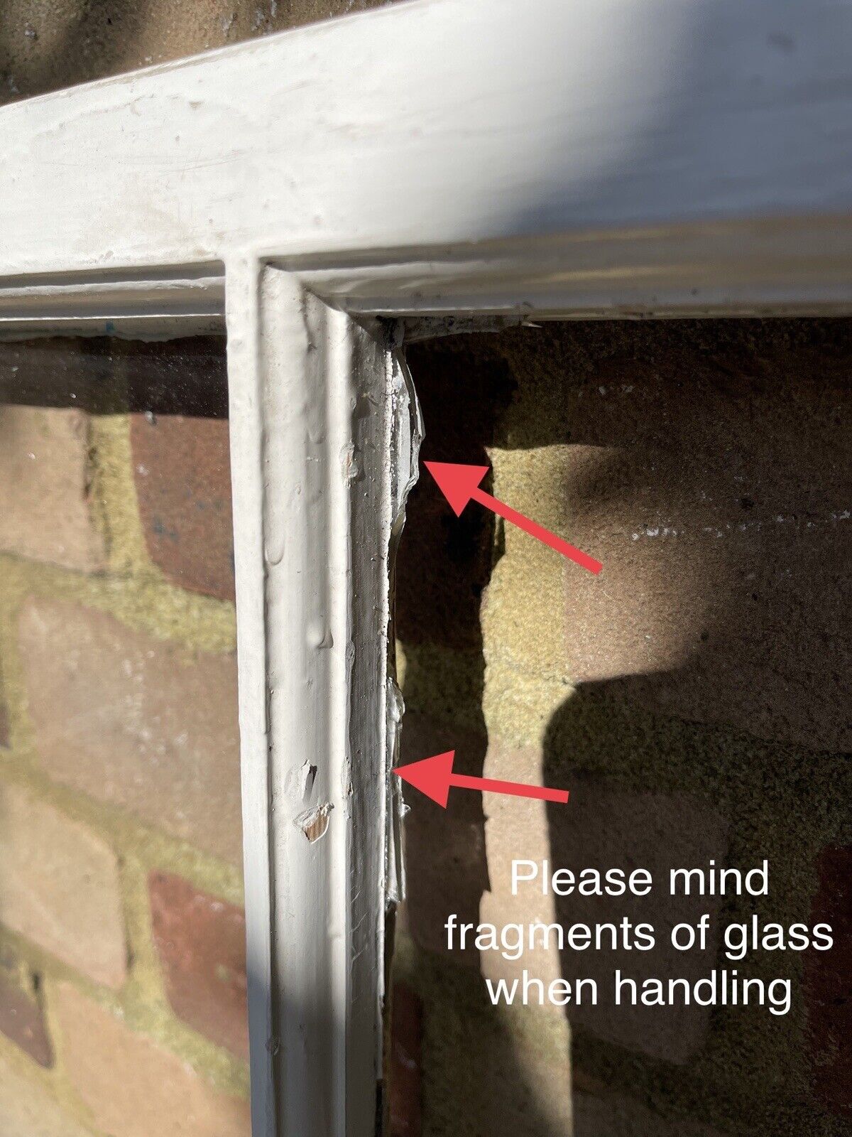 Reclaimed Old Georgian 6 Panel Wooden Window 945mm x 880mm