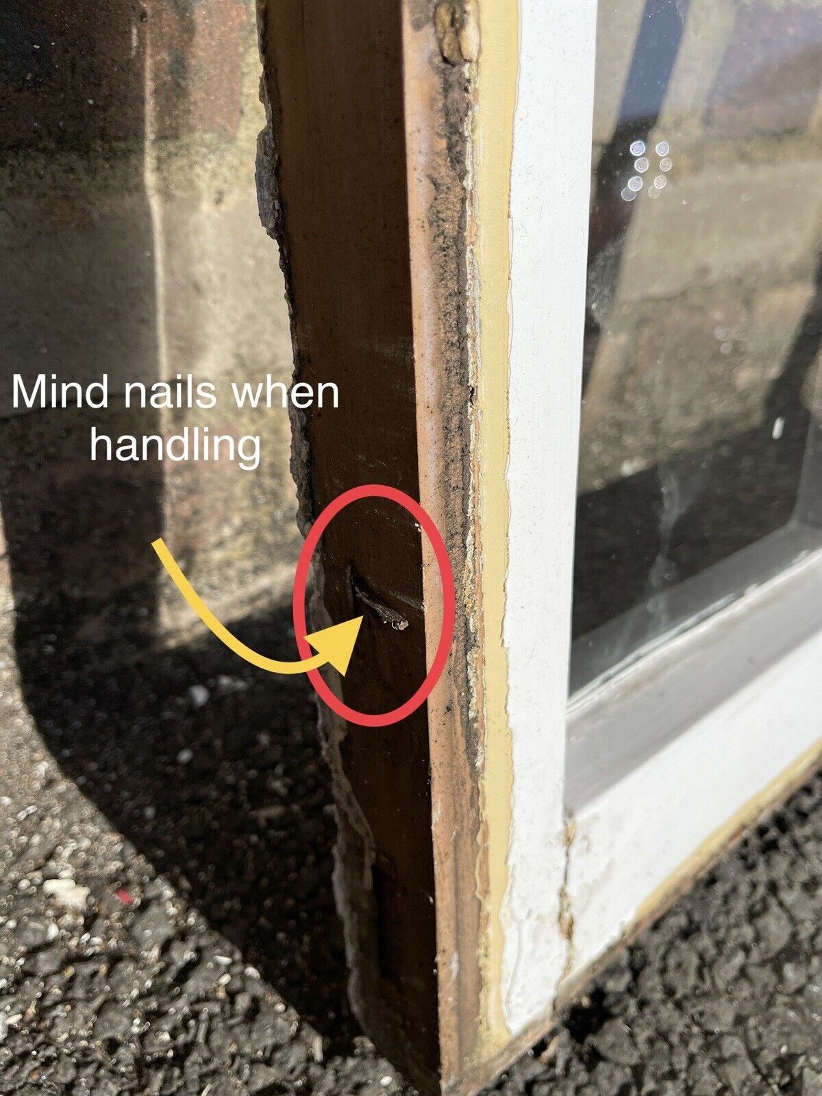 Modern Georgian 4 Panel Wooden Window 563 x 743mm