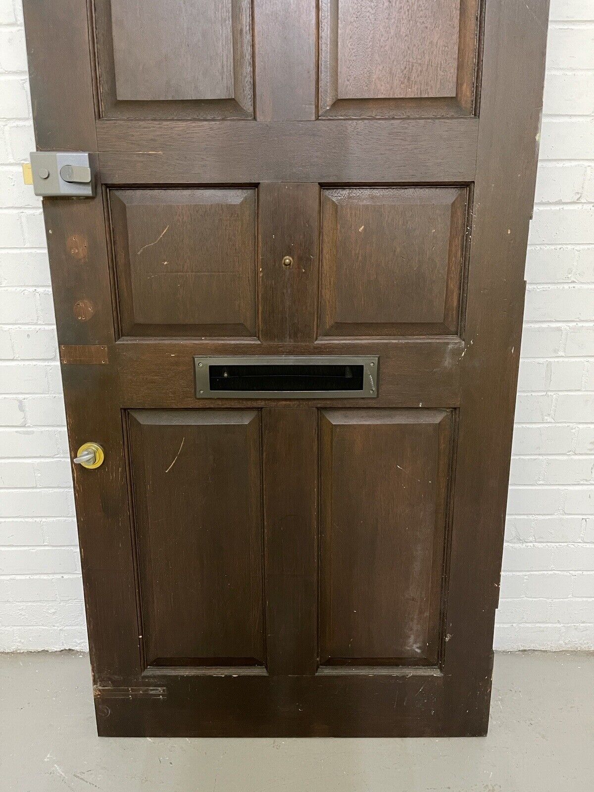 Reclaimed Carolina Old Single Glazed Glass Wooden Door 1967 x 835mm