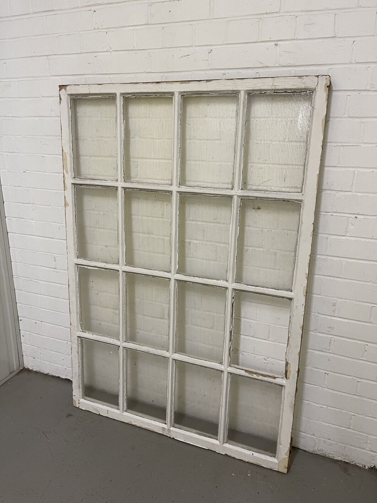Reclaimed Old Georgian 16 Panel Wooden Window 1420 x 1003mm