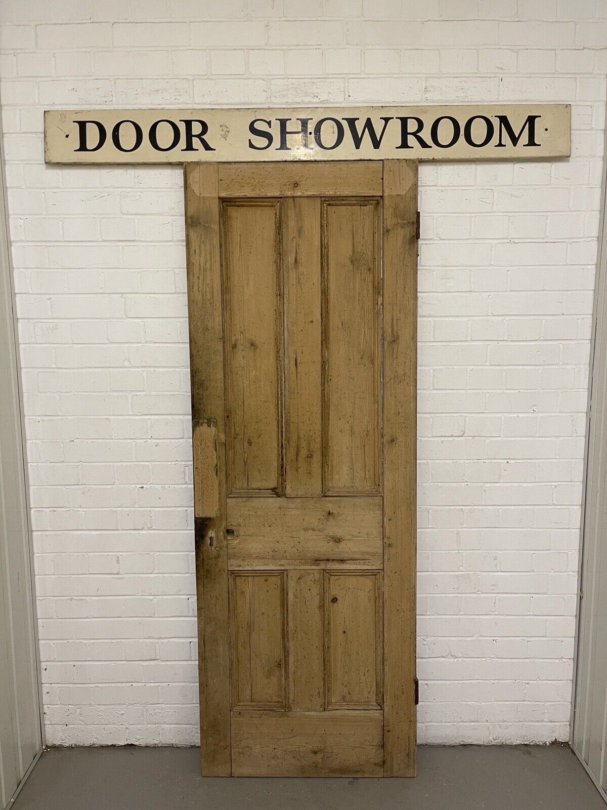 Distressed Reclaimed Victorian Pine Internal 4 panel Door 1910 x 695mm Or 690mm