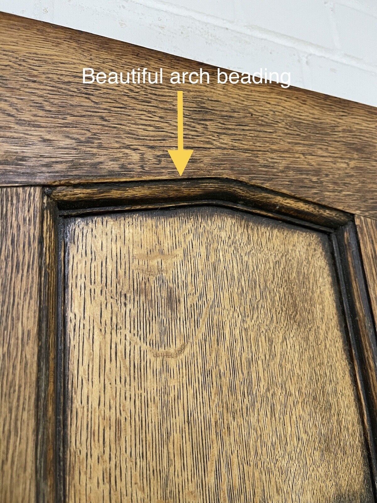 Reclaimed Victorian Edwardian Wooden Panel External Front Door 2073 x 860mm