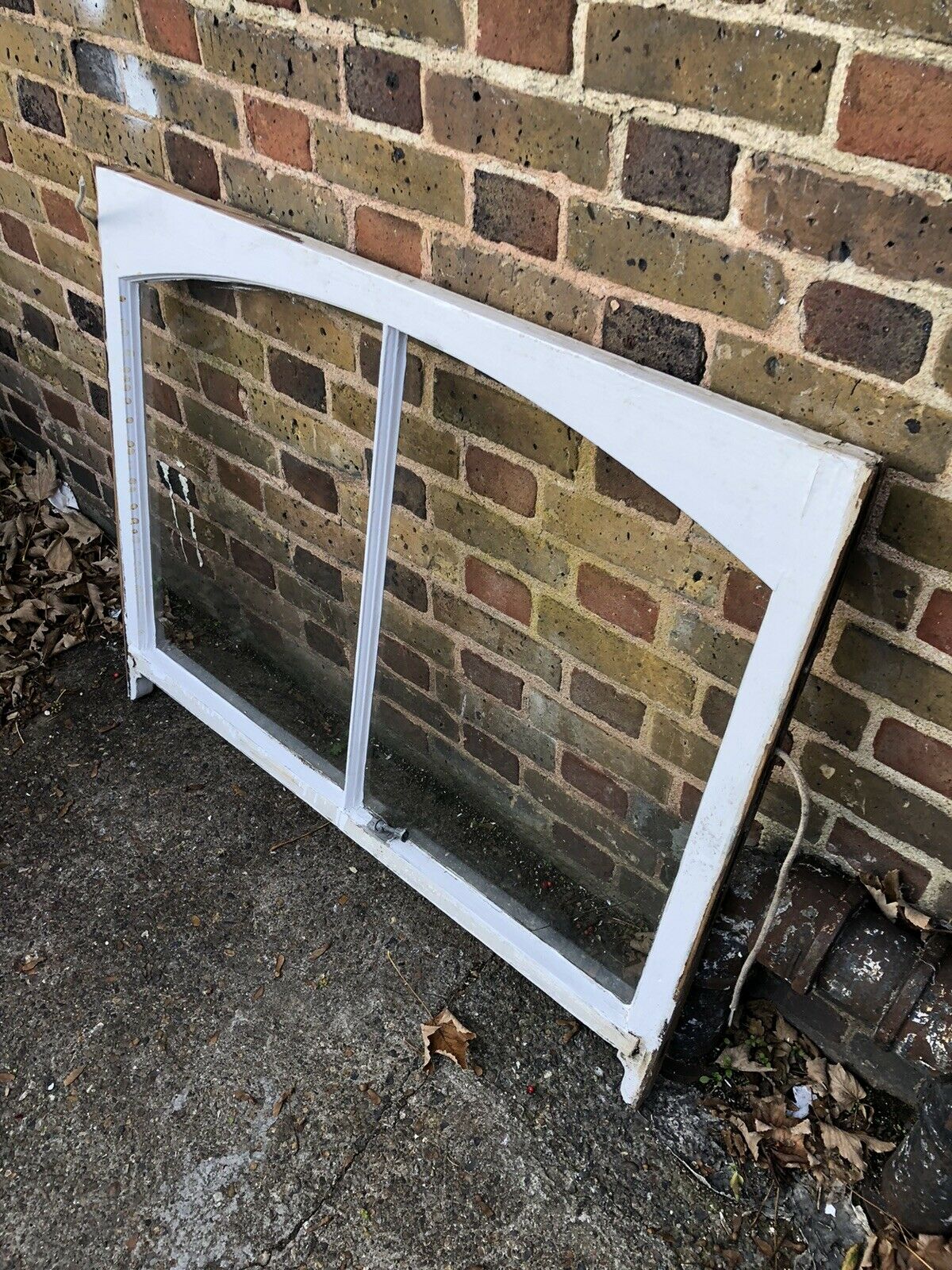Reclaimed Old Victorian Edwardian Arch Panel Wooden Sash Window