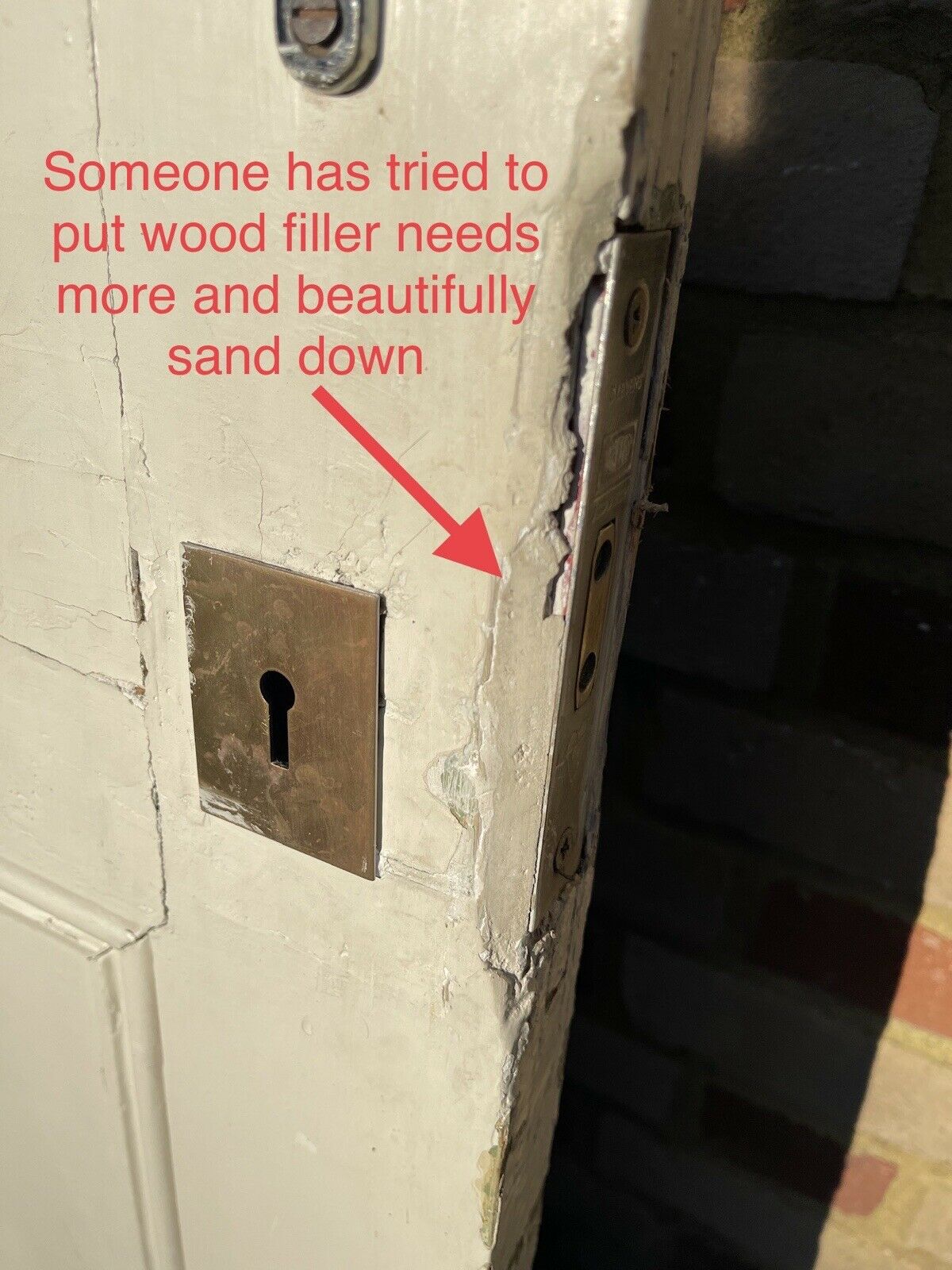 Reclaimed Victorian Edwardian Wooden Panel External Front Door 2030 x 865mm