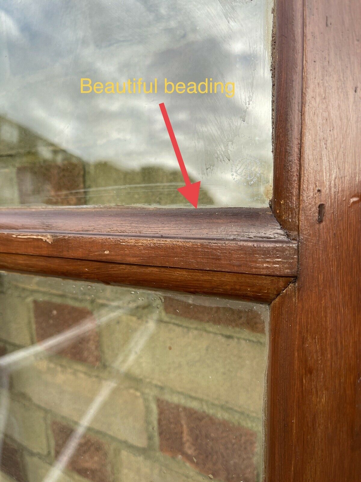 Reclaimed French Double Glazed Wooden Inter-locking Double Doors 1980mm x 1170mm