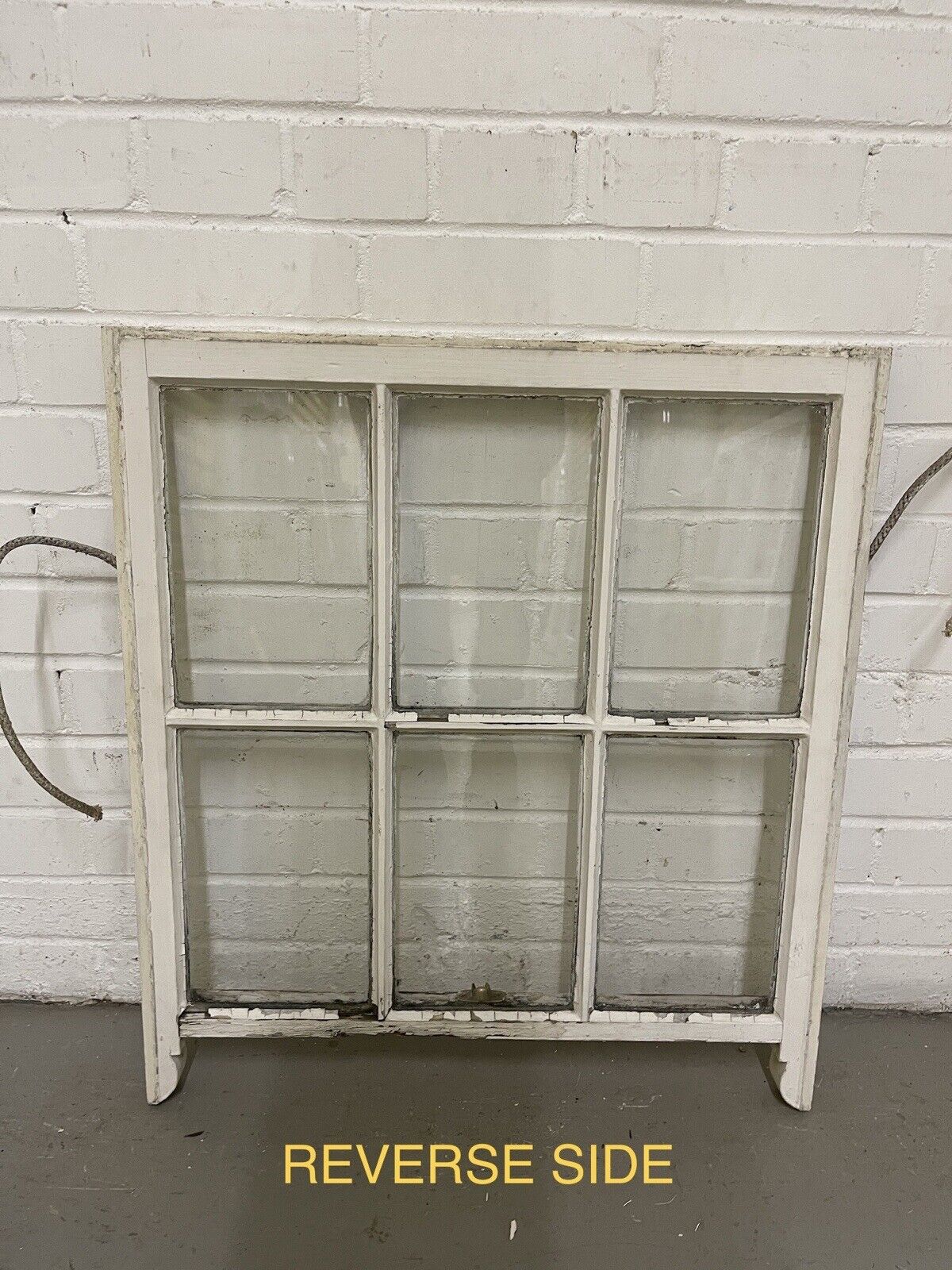 Reclaimed Georgian 6 Panel Wooden Panel Sash Window 628 x 697mm