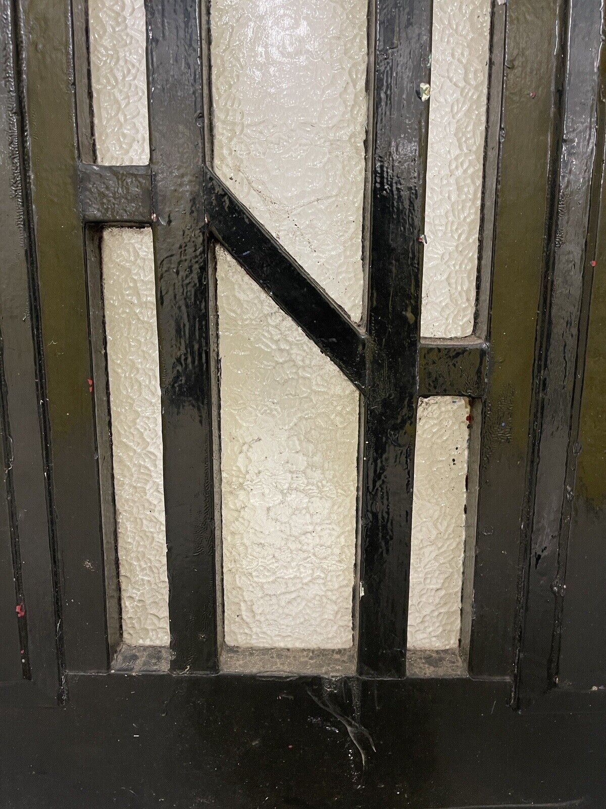 Reclaimed Victorian Edwardian Arts and Craft Wooden Panel Front Door 2025 x 810