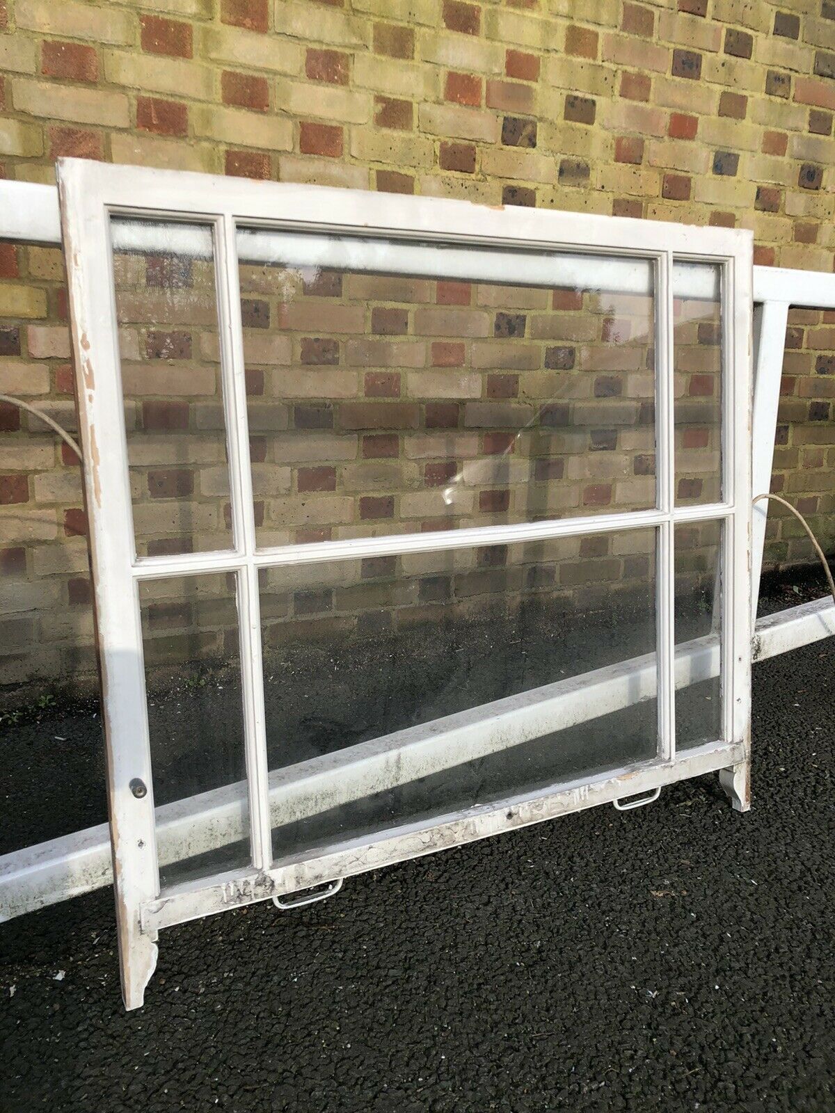Reclaimed Old Victorian Edwardian Wooden Panel Sash Window 1050 x 980mm