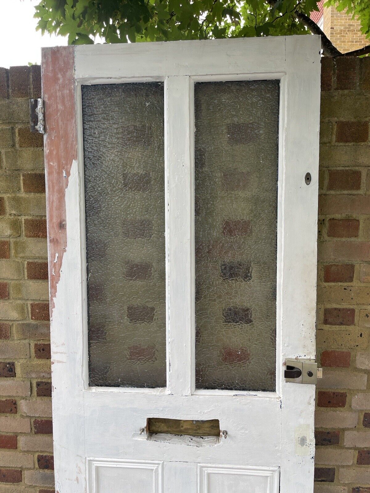 Reclaimed Victorian Wooden Panel External Front Door 2063 x 860mm