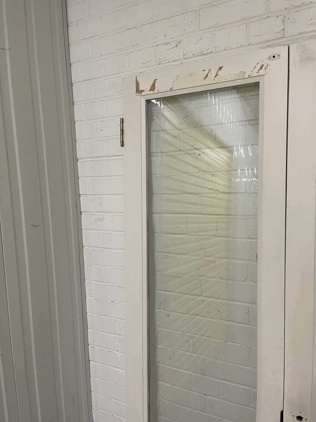 Reclaimed Old French Double Glazed Glass Wooden Double Doors 1975 x 1165mm