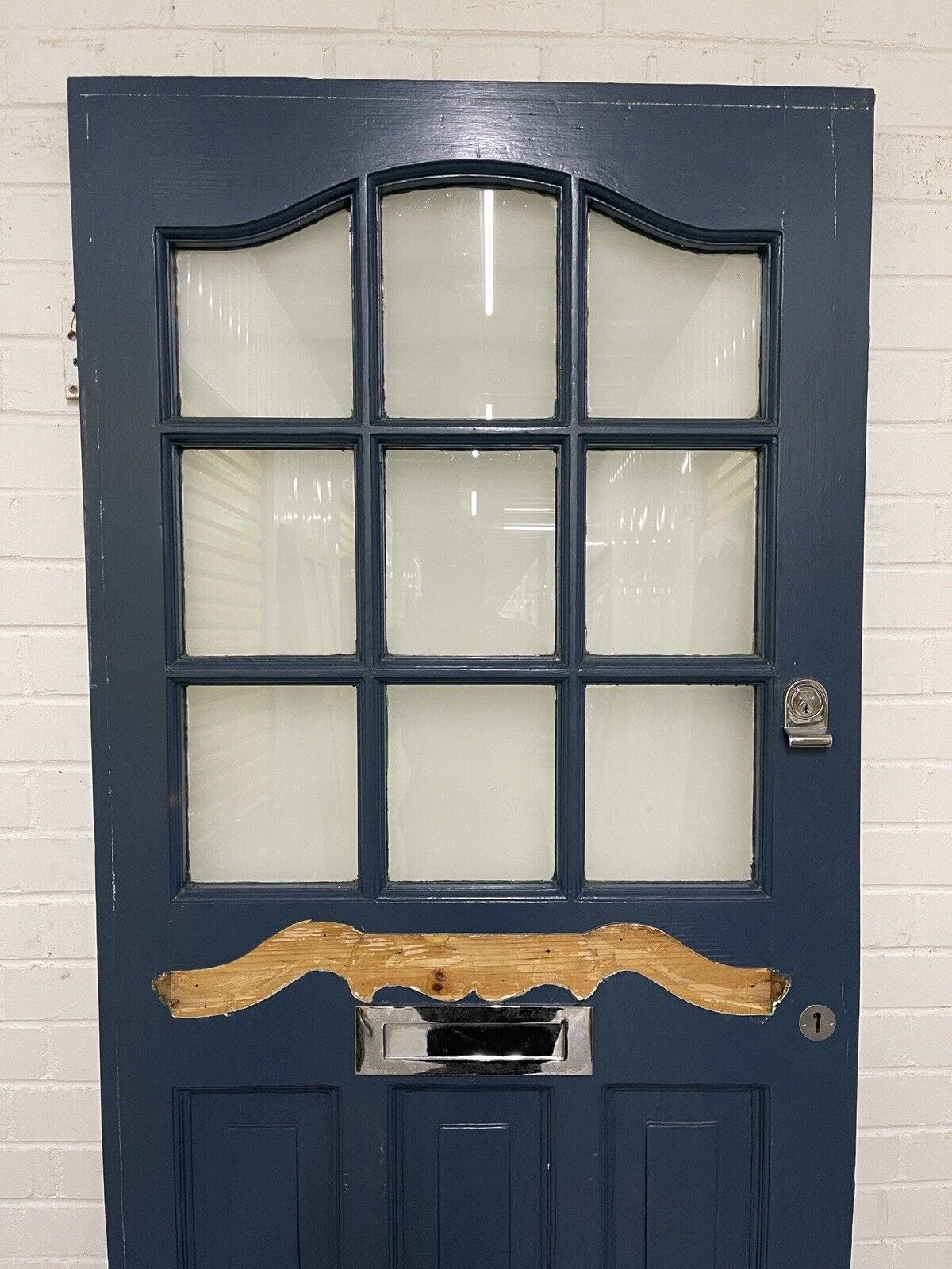Reclaimed Victorian Wooden Panel External Front Door 2020 x 810mm