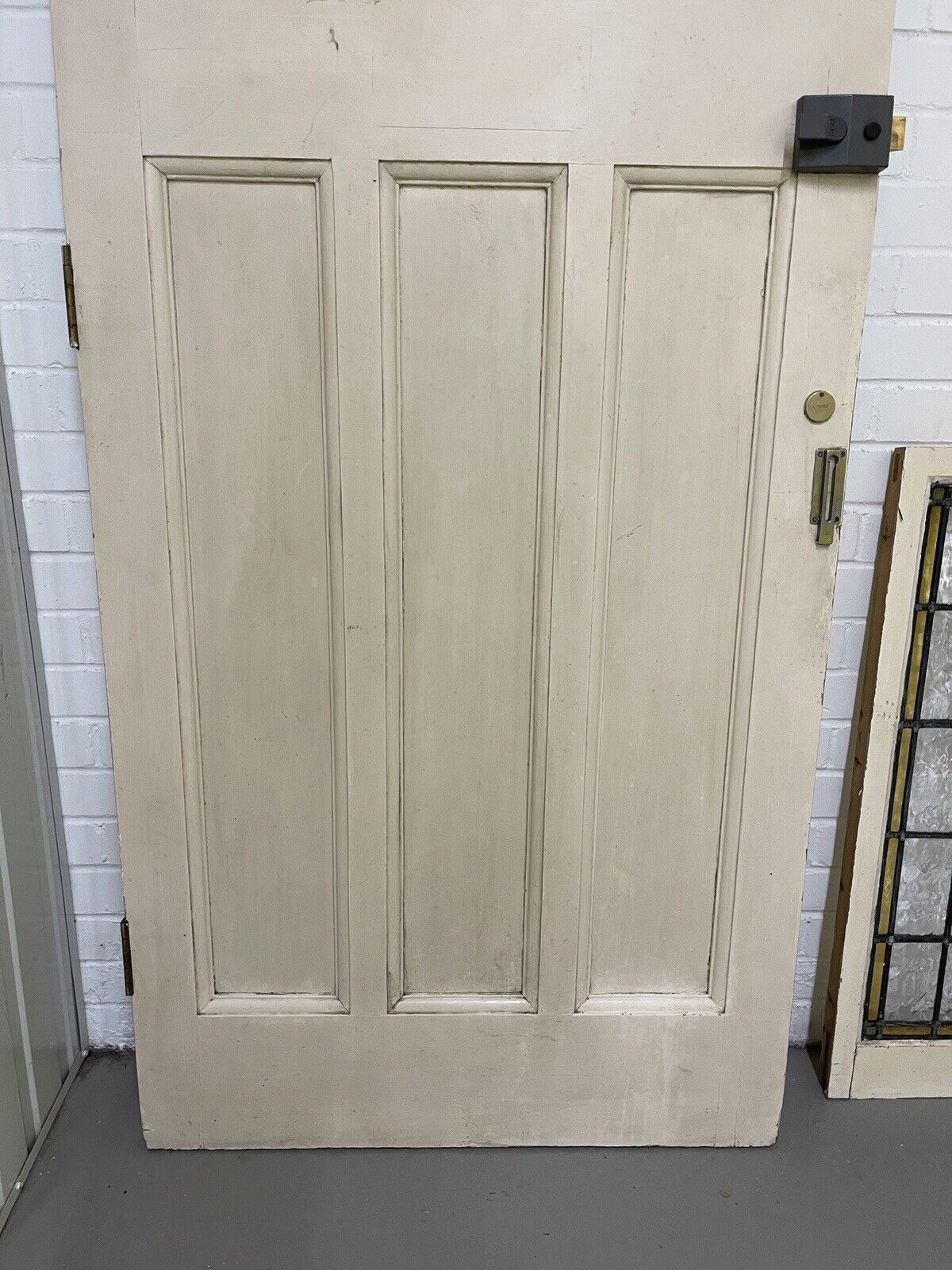 Reclaimed Victorian Edwardian Wooden External Front Door Side Panel 2075 x 860mm