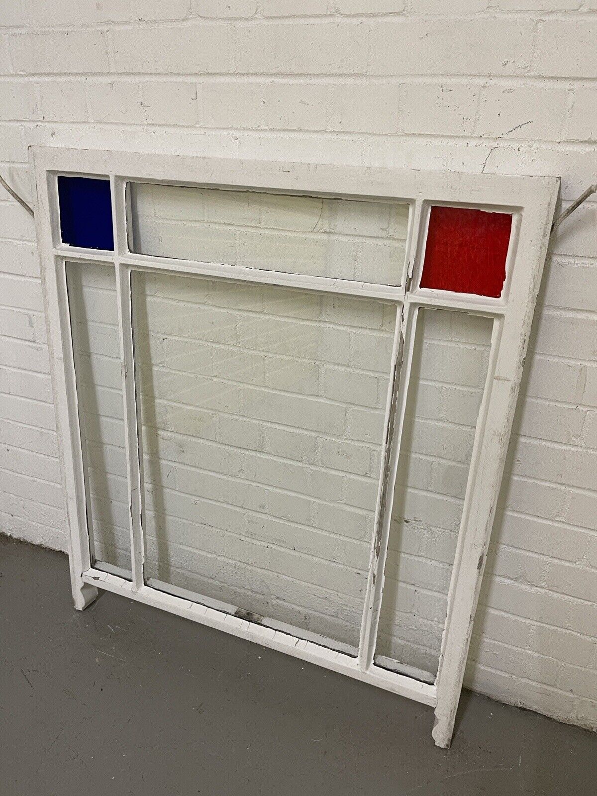 Reclaimed Old Edwardian 6 Panel Wooden Panel Sash Window 915 x 1040mm