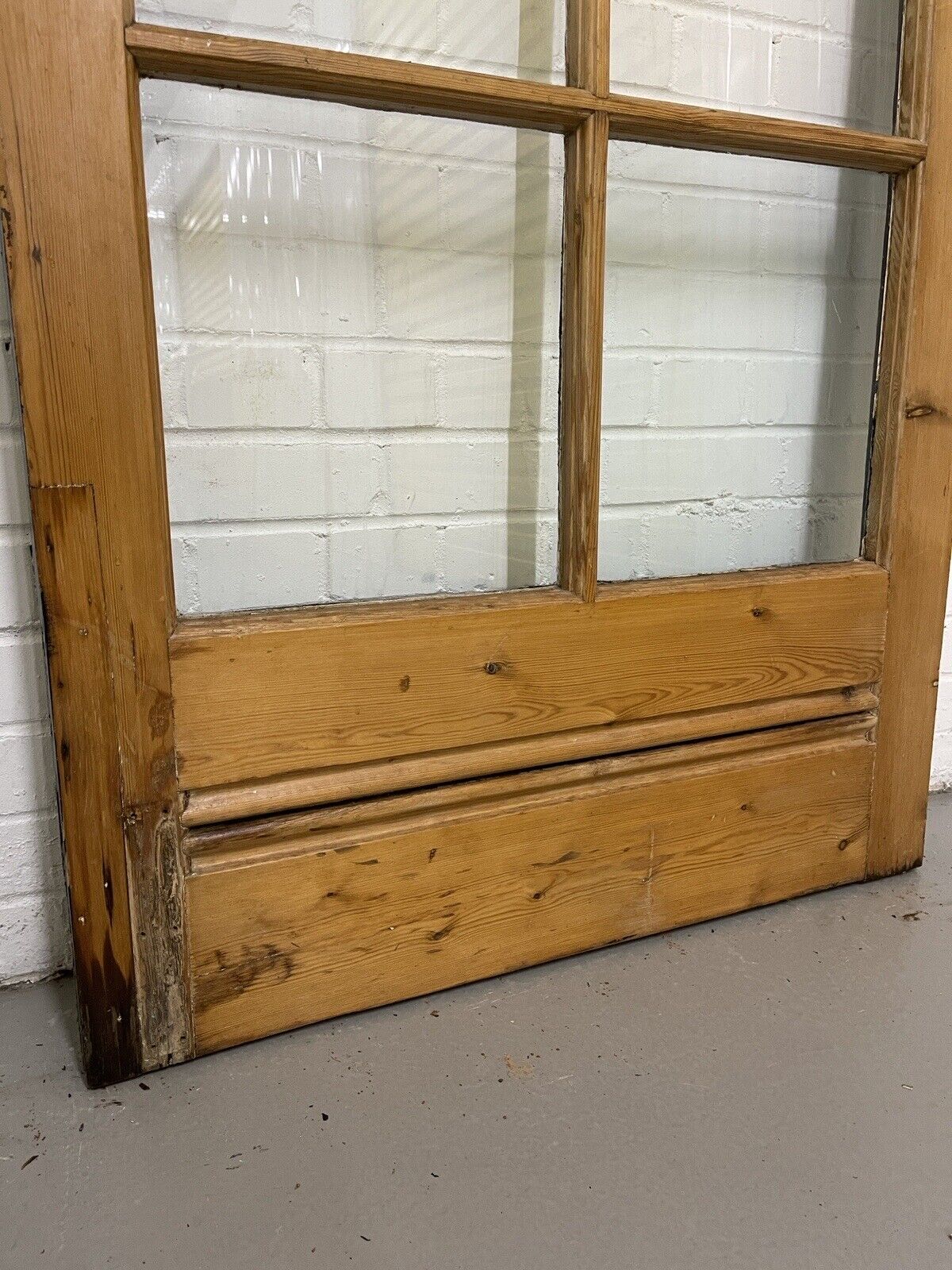 Reclaimed Georgian Wooden Panel External Side Back Door 1970x 860mm