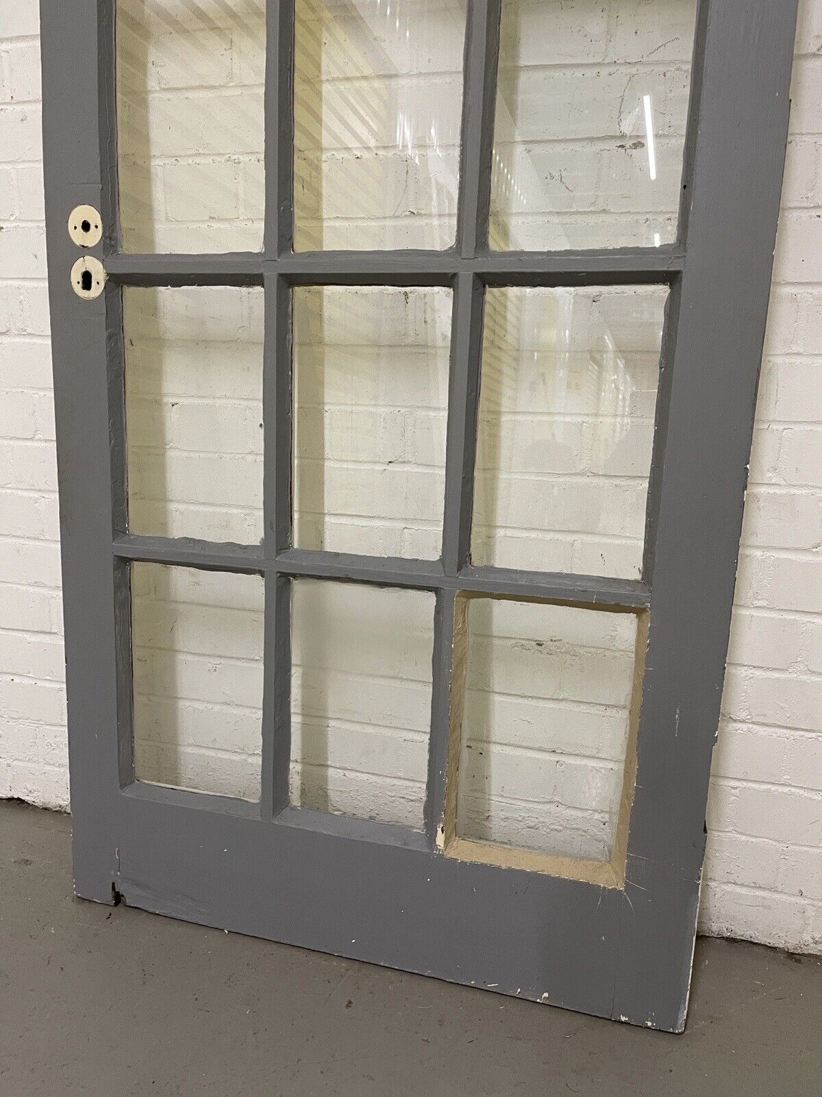 Reclaimed Georgian Style 15 Glass Panel Internal Or External Door 1973 x 835mm