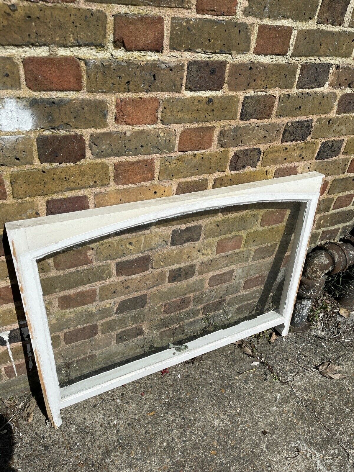 Reclaimed Old Victorian Edwardian Arch Panel Wooden Sash Window